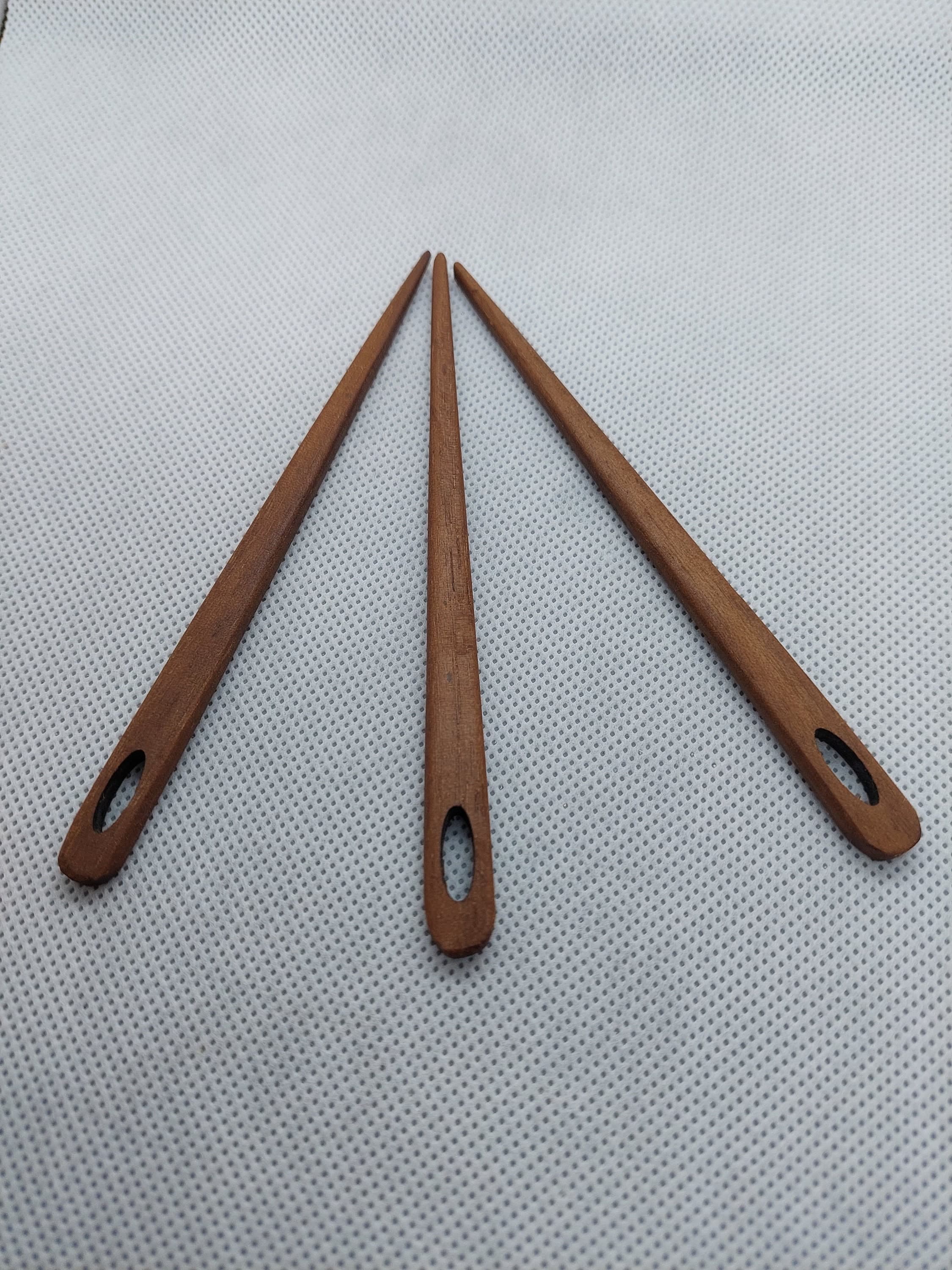 120 mm Nadel aus Nußbaum Holz zum Nalbinden HN-Nu-120, Wikinger Werkzeug, nålbinding Nadel, Nalbinding - image 3