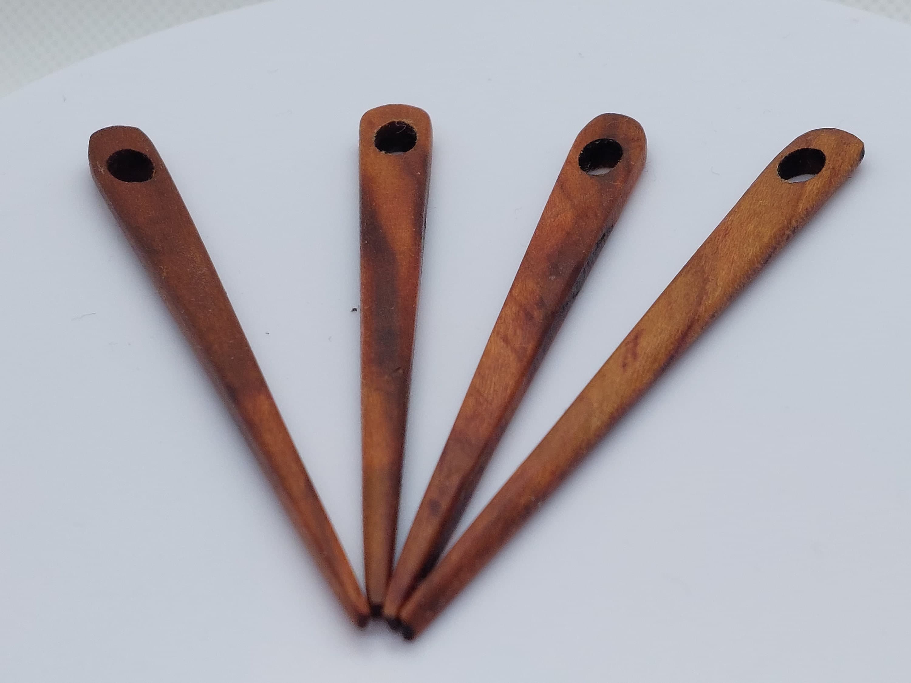 75 mm Nadel aus Birnbaum Holz zum Nalbinden HN-Bi-75, Wikinger Werkzeug, nålbinding Nadel, Nalbinding - image 4