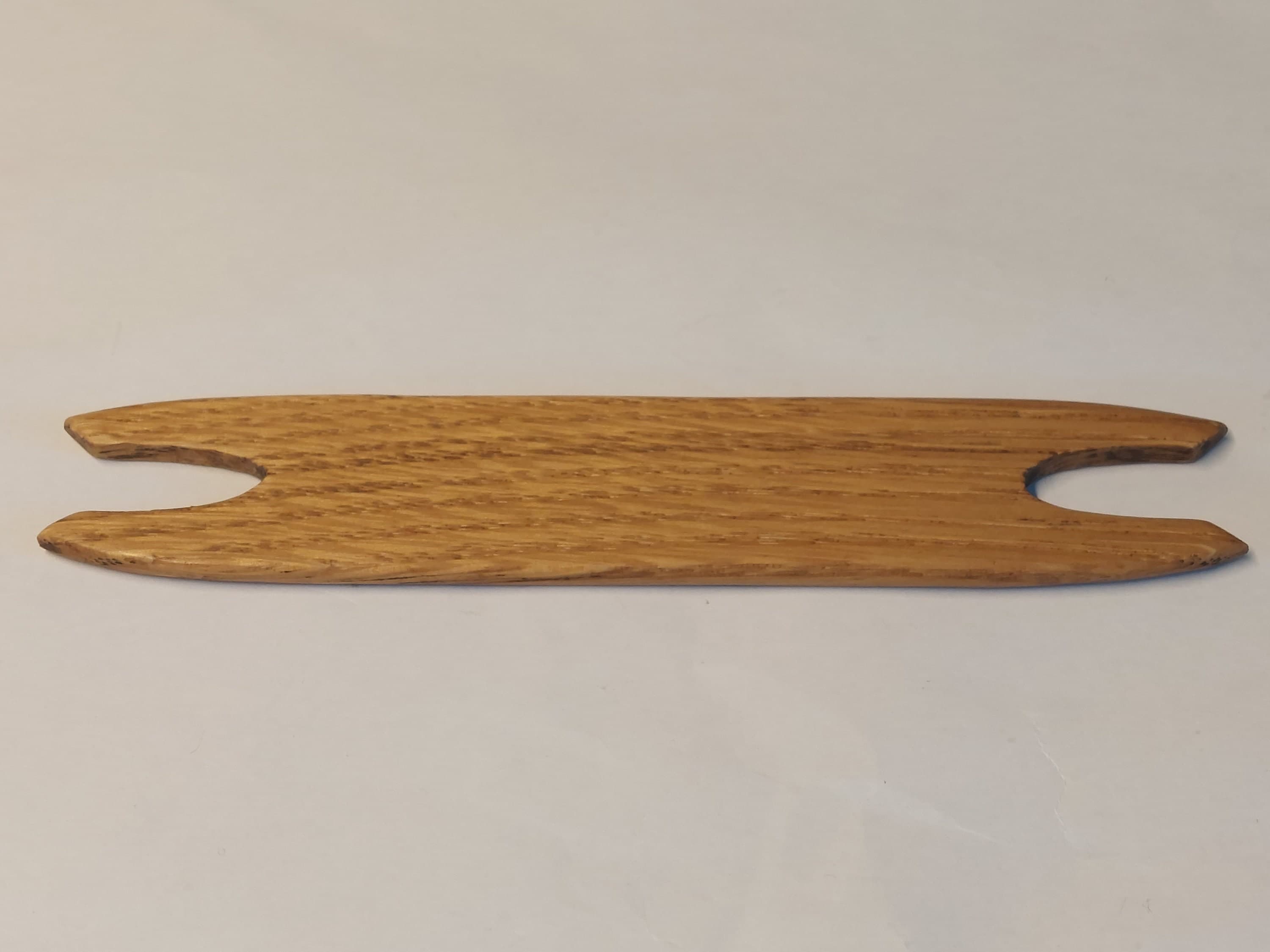 Webschiffchen zum Brettchenweben aus Eichenholz in drei Varianten, 4 mm Stärke, 15 cm lang, Webwerkzeug, Eiche - image 4