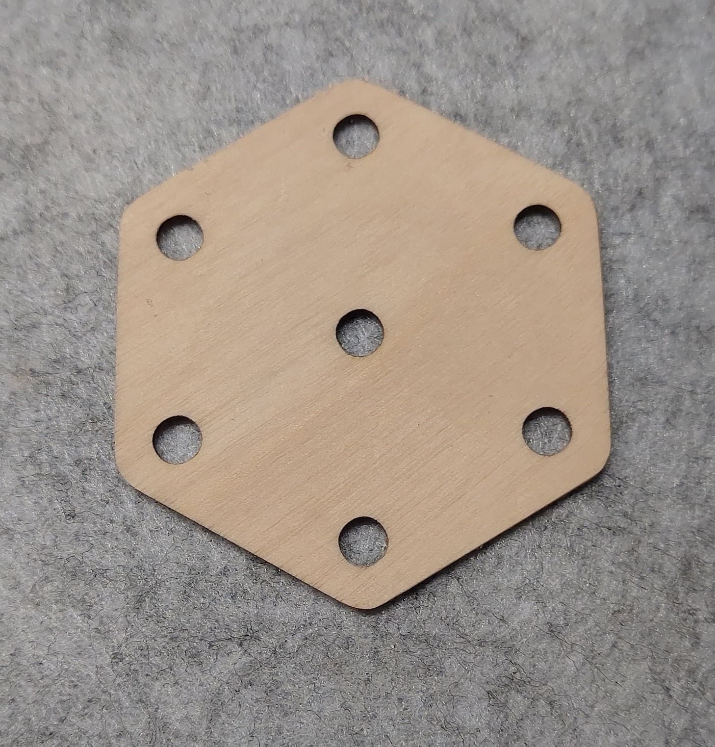 10 dünne Sechseck Brettchen, Webkarten, Webbrettchen, Brettchen zum Weben, Brettchenweben , 1 mm Stärke, Webwerkzeug WB-Sp-6