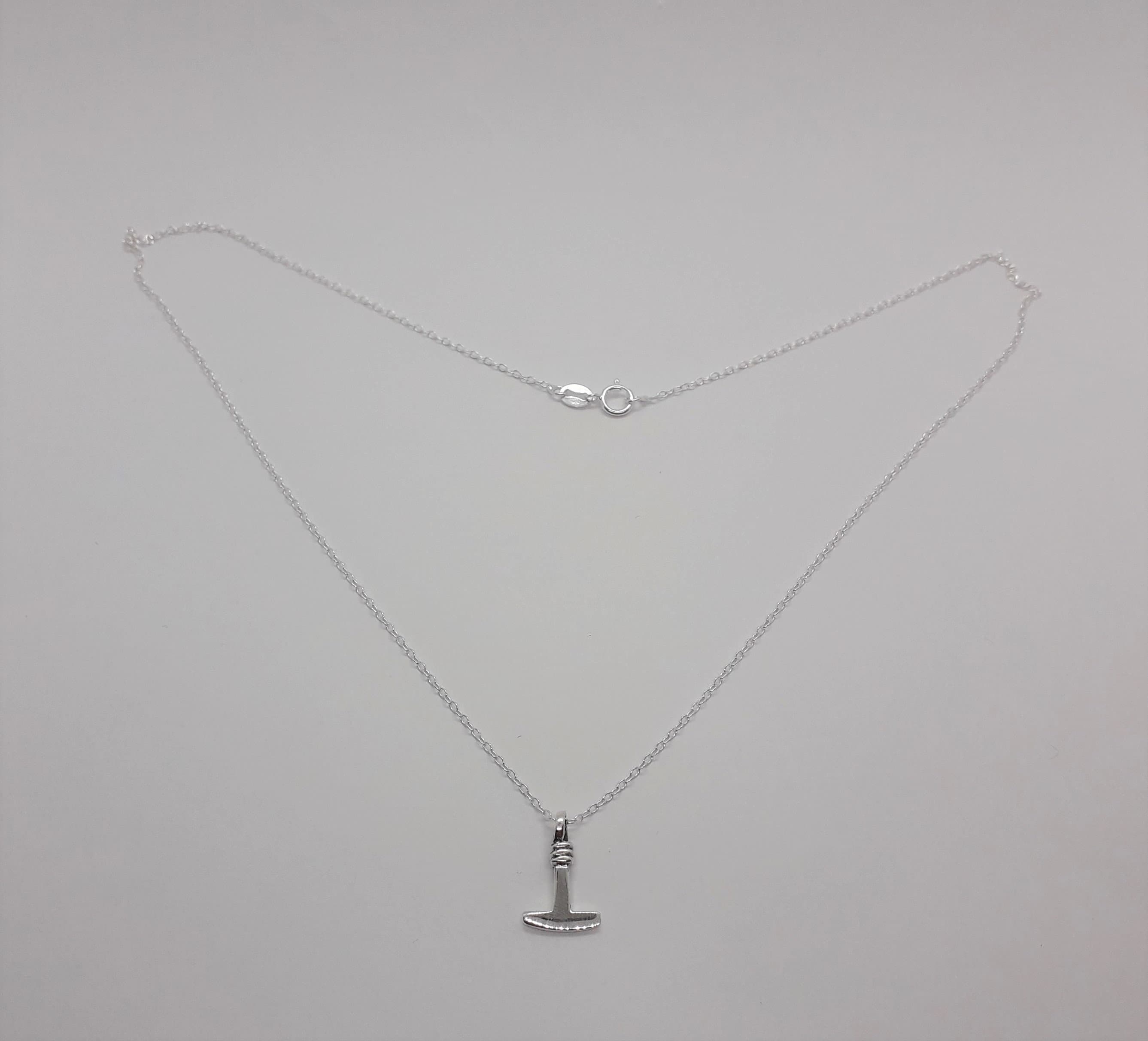 Kette aus 925er Silber mit Thorshammer - image 4