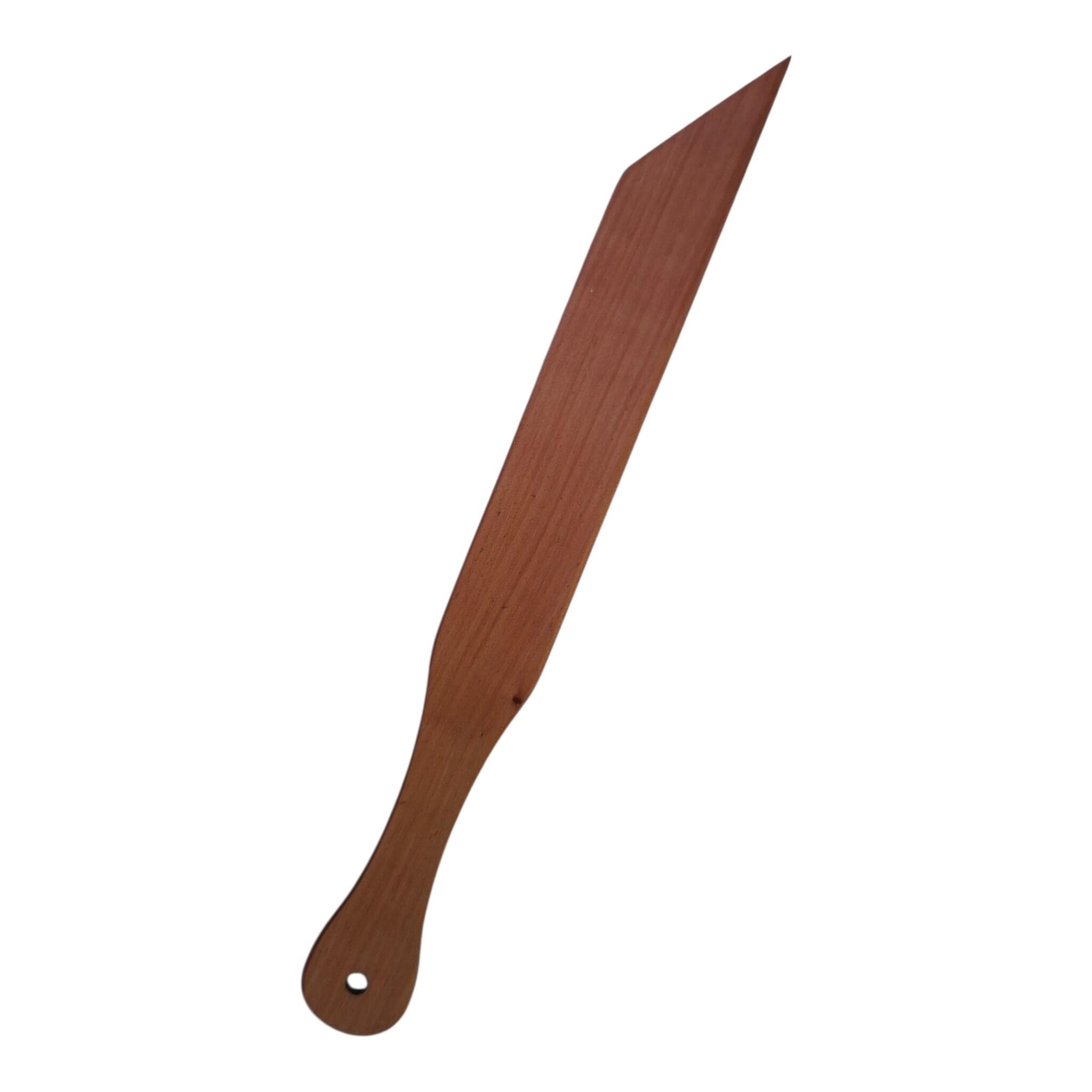 Websax aus Birnenholz, Webmesser, Webschwert, Pick-up Stick, Webschläger, Weberwerkzeug, Webschläger - image 4