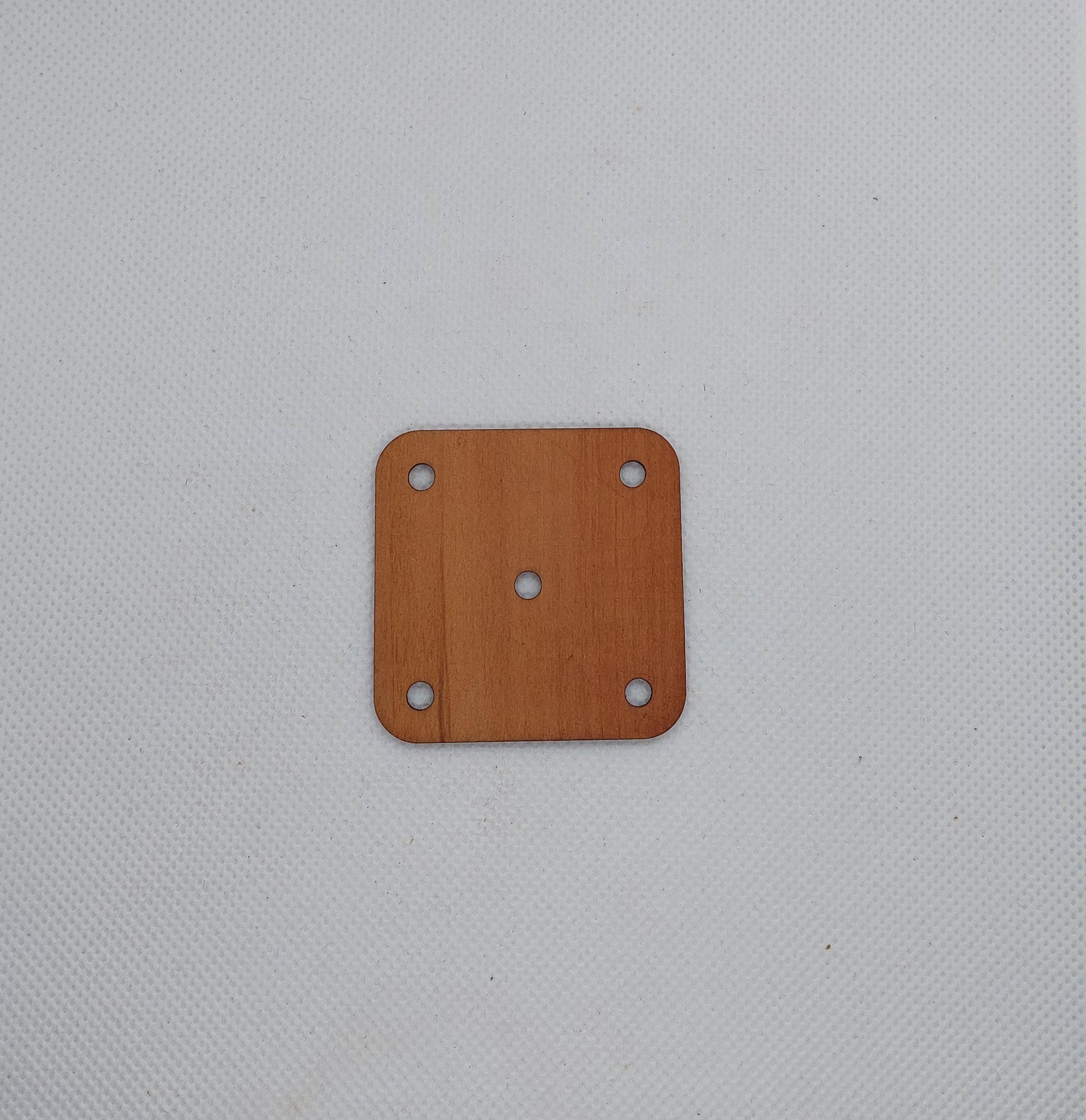 10 Webkarten aus Edelholz, Birne, Nuss, Eiche oder Kirschbaum, Webbrettchen, Brettchen zum Weben, in 1,5 mm Stärke - image 3