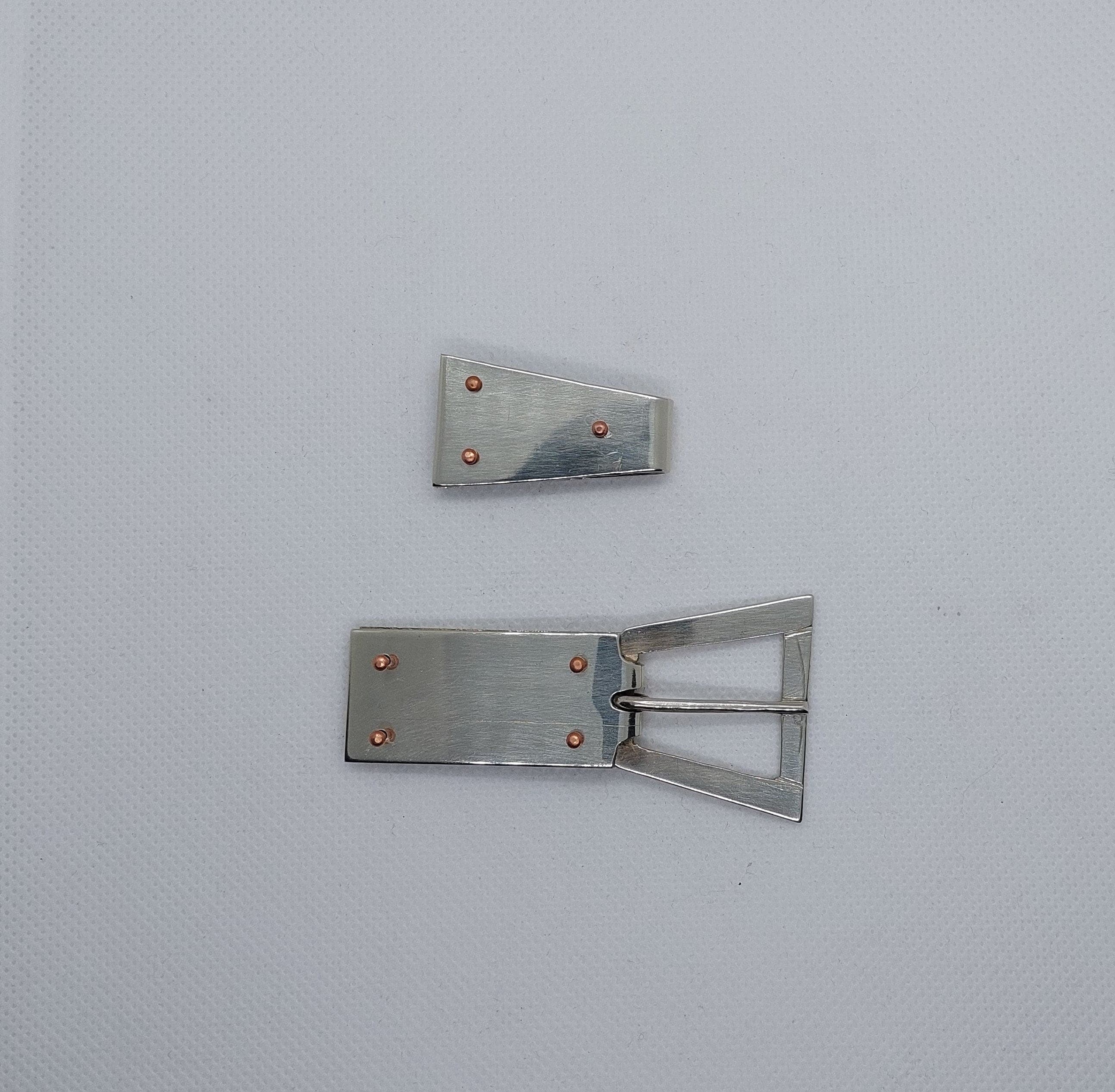 Mittelalter, Trapez Schnalle, Hochmittelalter Schnalle, Mittelalter Gürtel - image 3