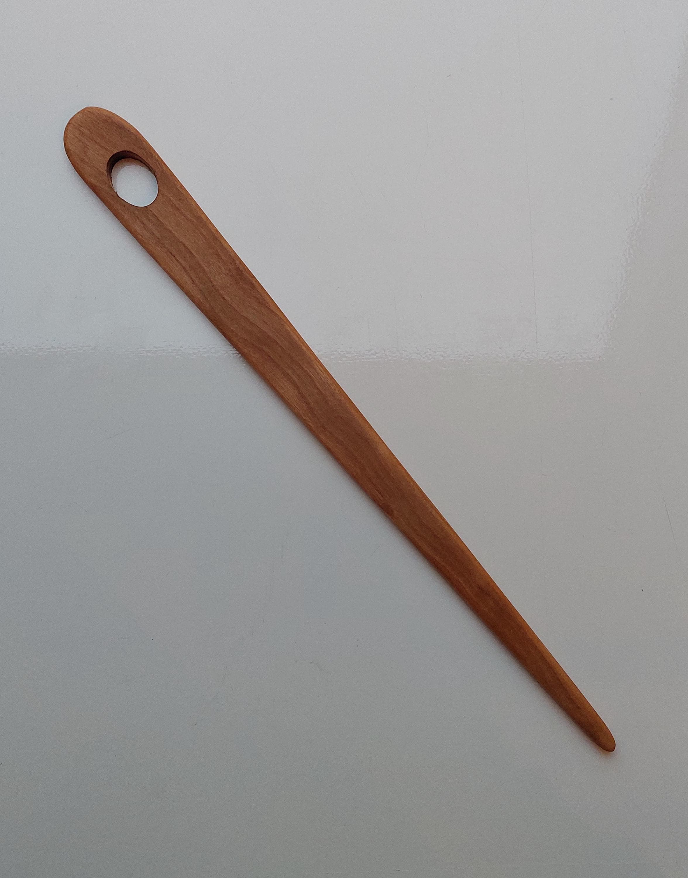 Große Webnadel aus Edelholz 230 mm, Weben, Makramee - image 5