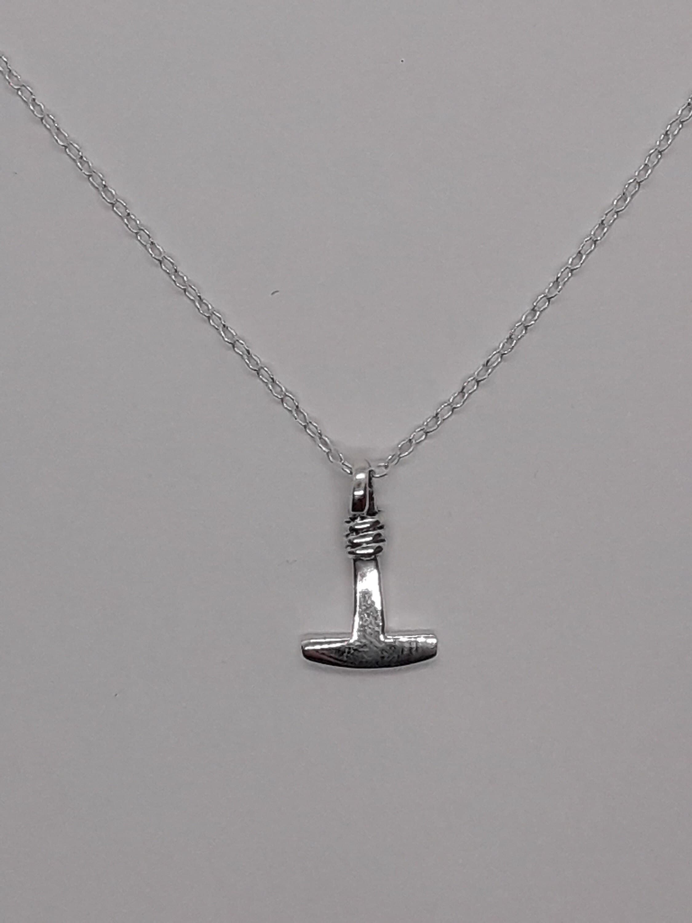 Kette aus 925er Silber mit Thorshammer - image 3