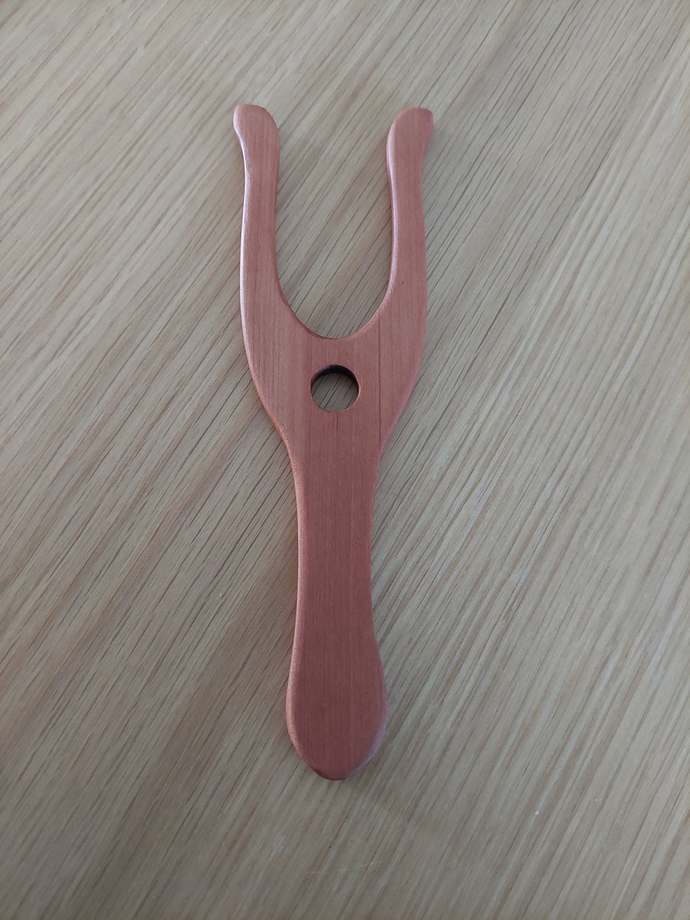 Webgabel / Strickgabel / Flechtgabel / Lucet zur Kordelherstellung aus Edelholz mit oder ohne Griff, 5 mm Stärke, Webwerkzeug - image 5