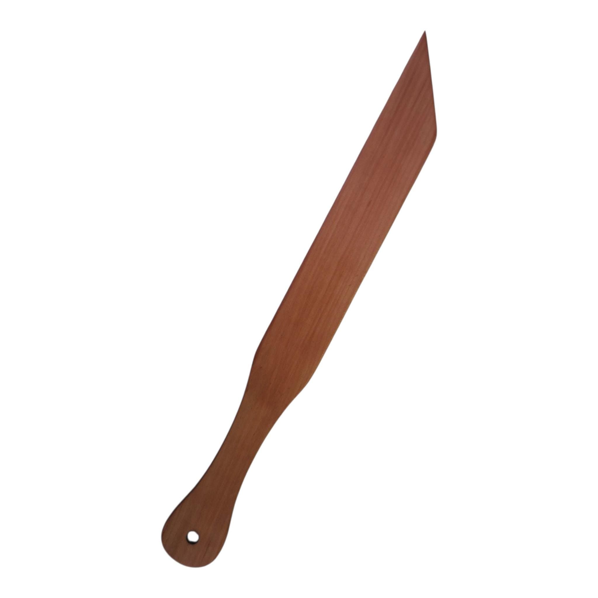 Websax aus Birnenholz, Webmesser, Webschwert, Pick-up Stick, Webschläger, Weberwerkzeug, Webschläger - image 3