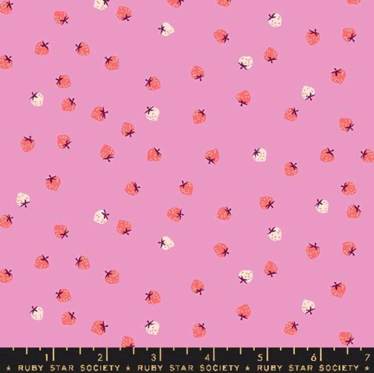 Fabric Strawberries Daisy Mini, Ruby Star Society