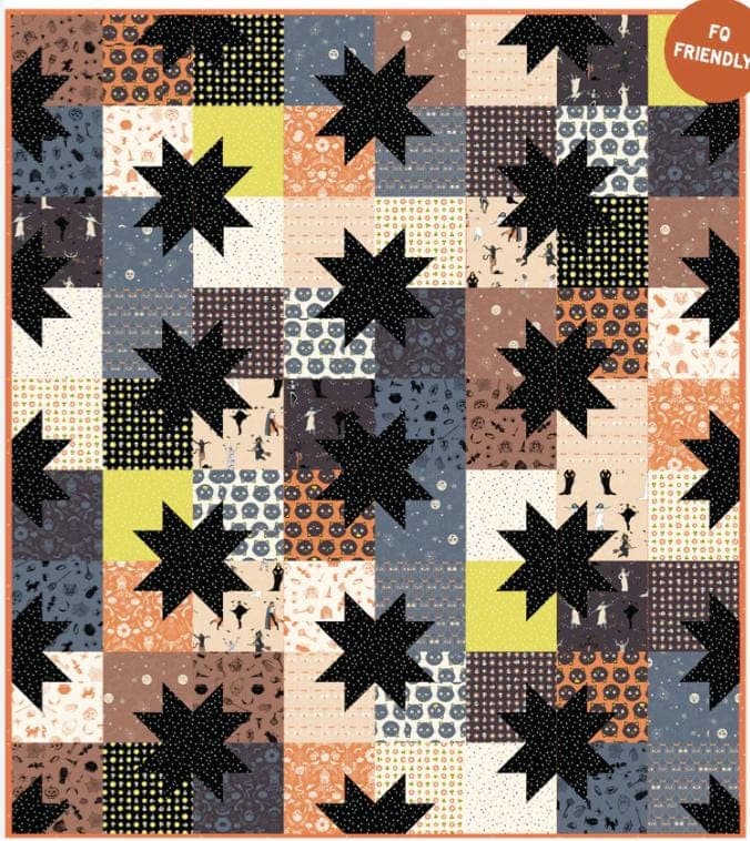 Fabric, Good Spirits Mini Starry Halloween Rainbow, Fabric By The Yard, Ruby Star Society, Moda Fabrics, Halloween, Holiday, Fall