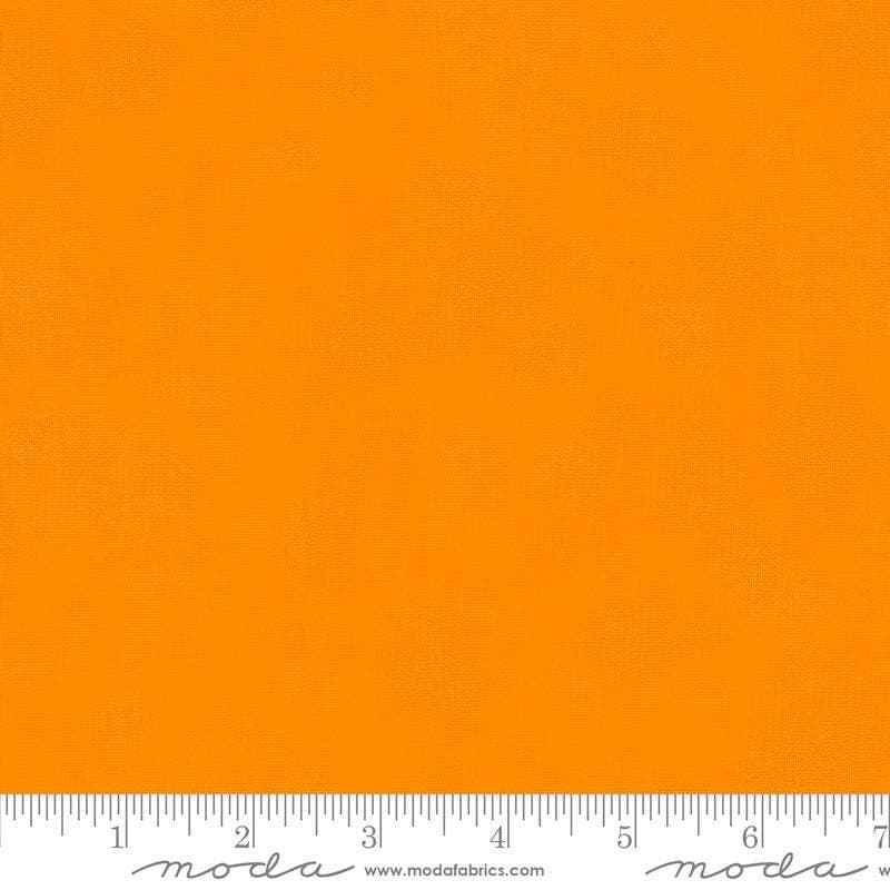 Bella Solids Nacho Fabric: Moda Cotton Quilting Material, Orange