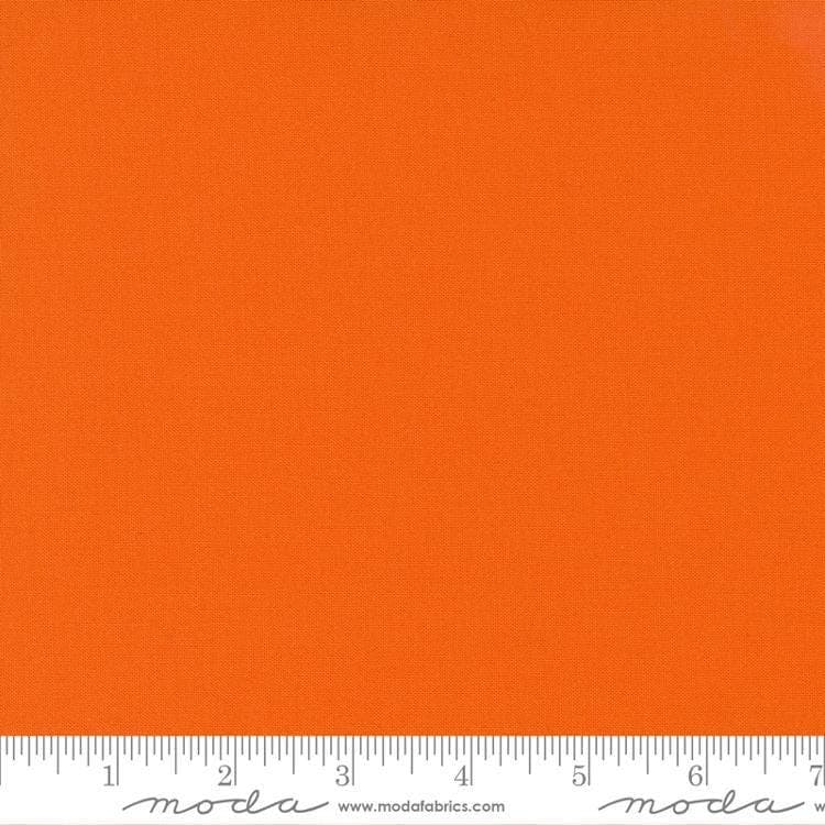 Orange Cotton Fabric: Bella Solids Moda, Quilting Sewing Material