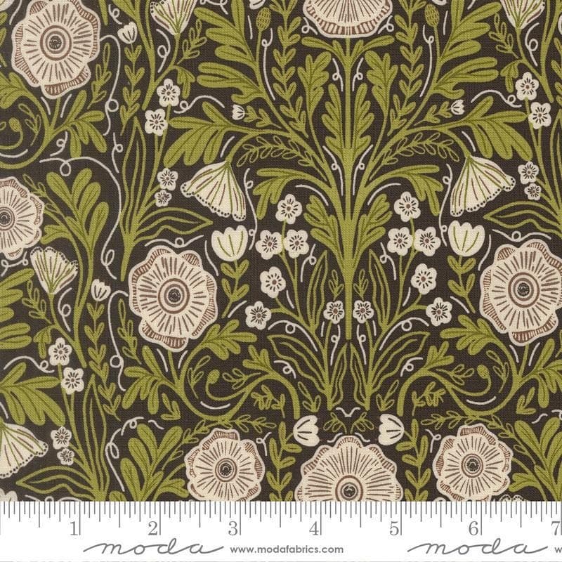 The Henhouse Iron Fabric by Gingiber | Moda Fabrics Yardage | Farmhouse Chicken Quilt Fabric