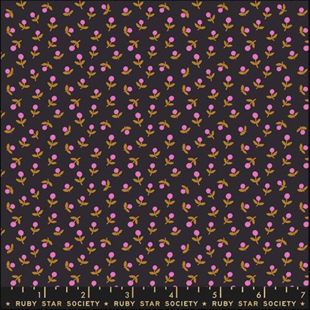 Fabric Catnap Black, Ruby Star Society, Moda, Alexia Abegg