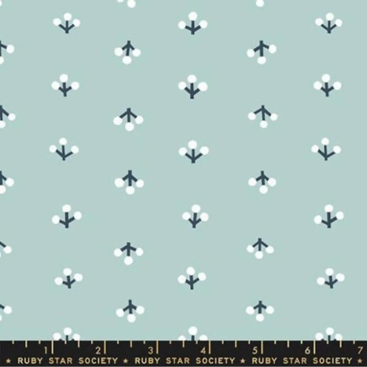 Petunia Sprigs Cotton Fabric - Ruby Star Society