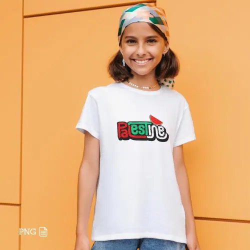 Watermelon Logo -Colorful Palestinian Art -Printable Design-Printable Watermelon Design