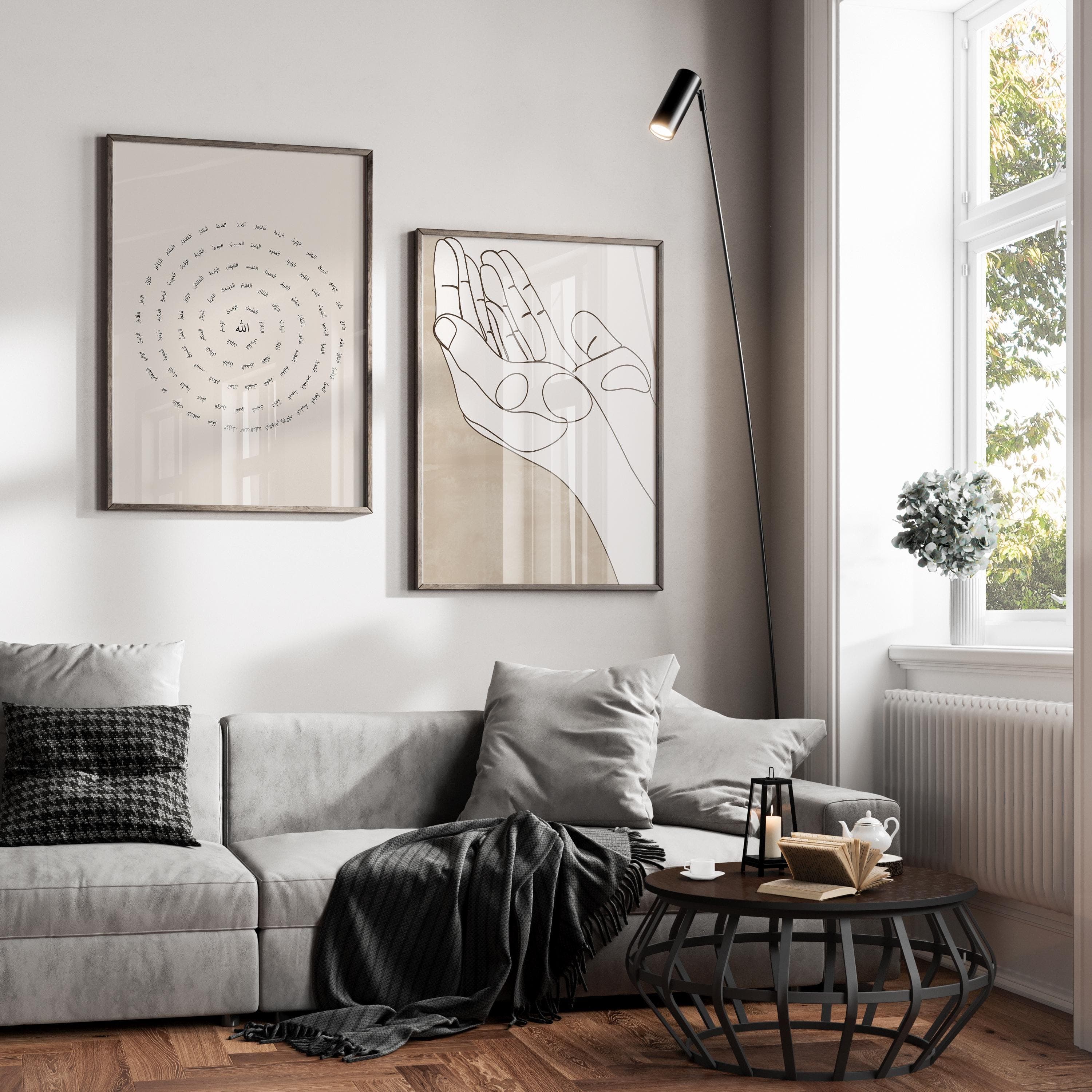 2x Islam Poster Set - Wall Art - Bilder Wohnzimmer Wanddeko - Wandbehang - Asmaul Husna Dua Allah - Premium Fotopapier Matt Kunstdruck - image 5