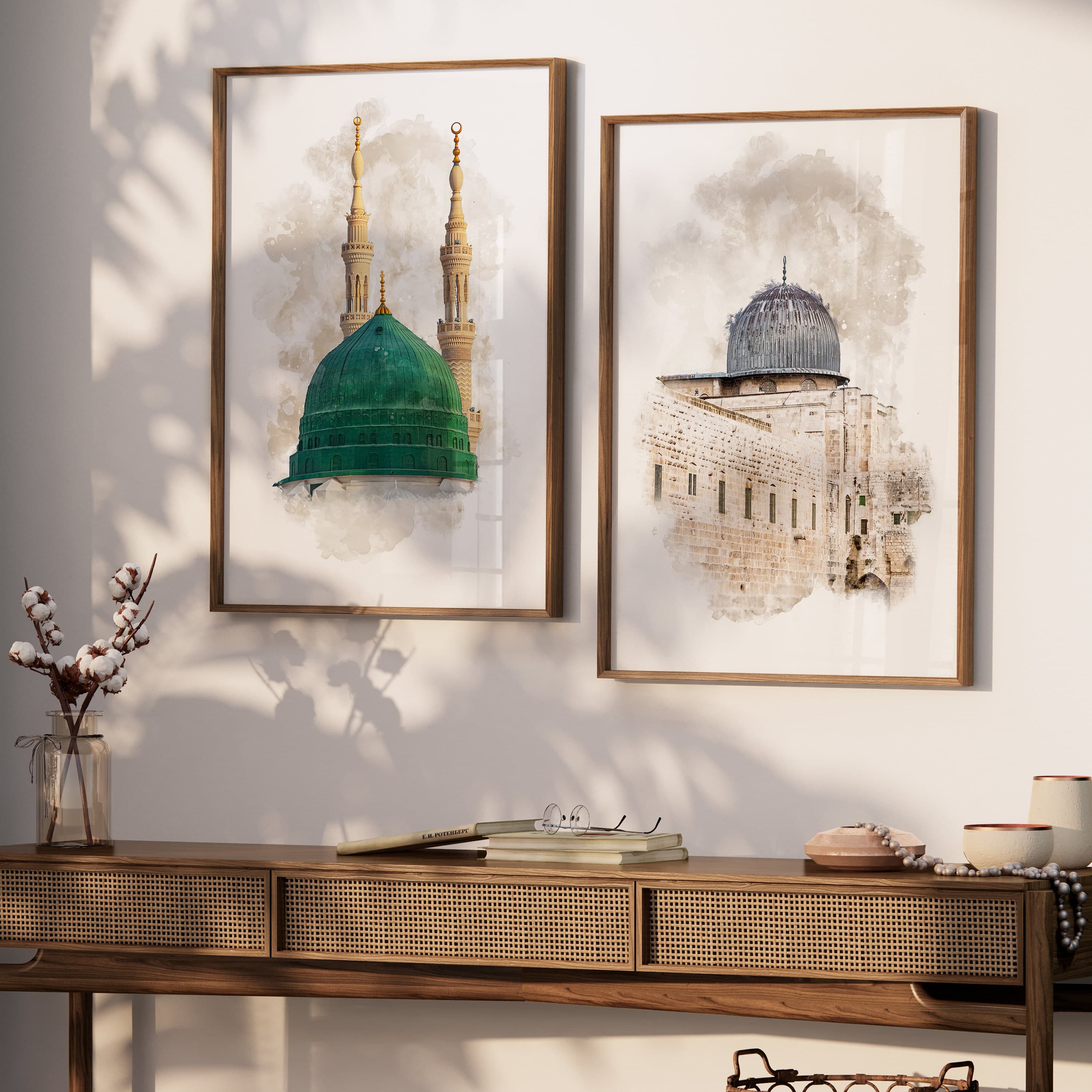Al Aqsa, Nabawi, Kaaba Wandbilder