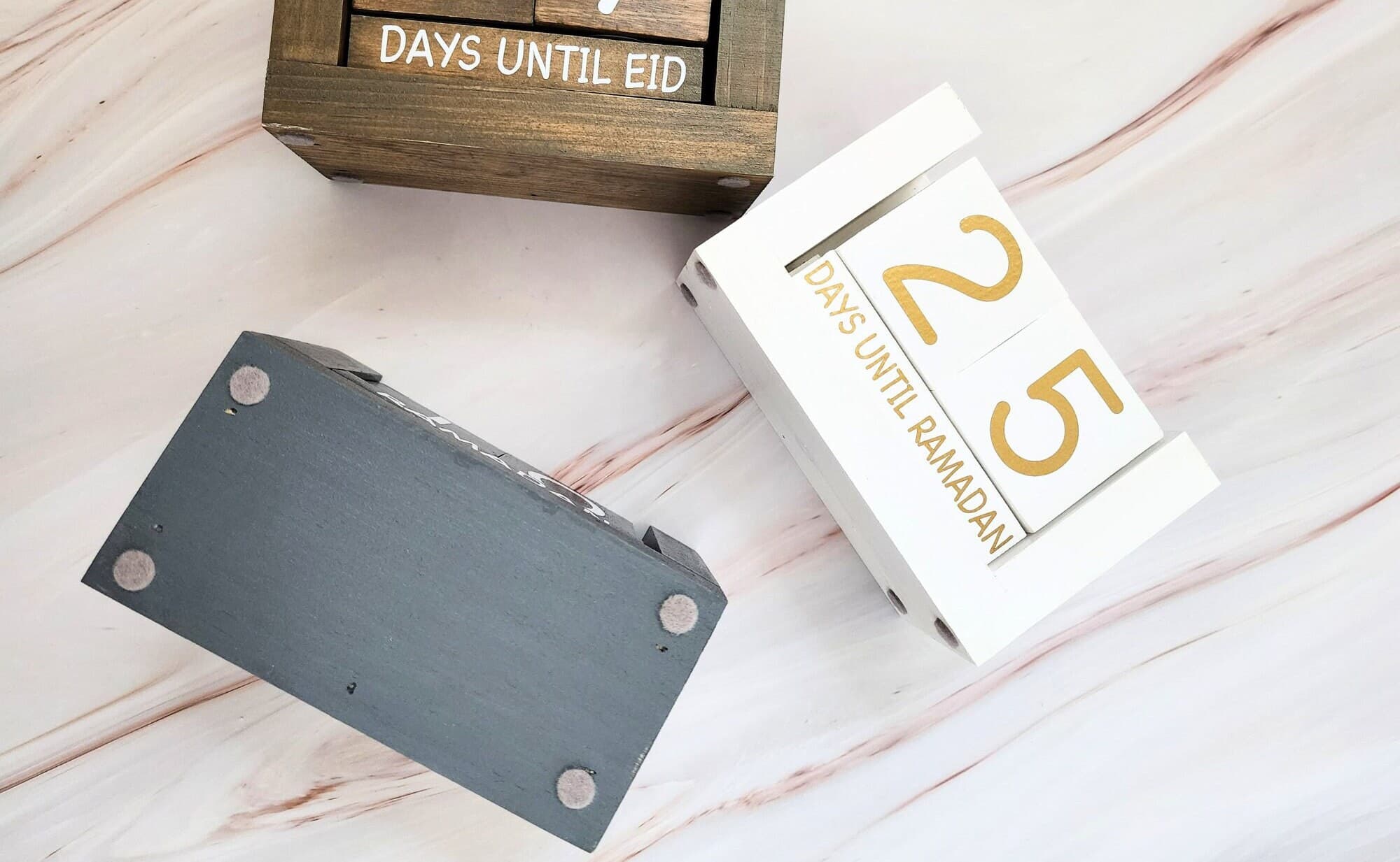 Count down to Ramadan calendar, 30-0 Block calendrer, wood calendar, Calendar, Days of Ramadan, Islamic home décor, Wood Islamic décor - image 5