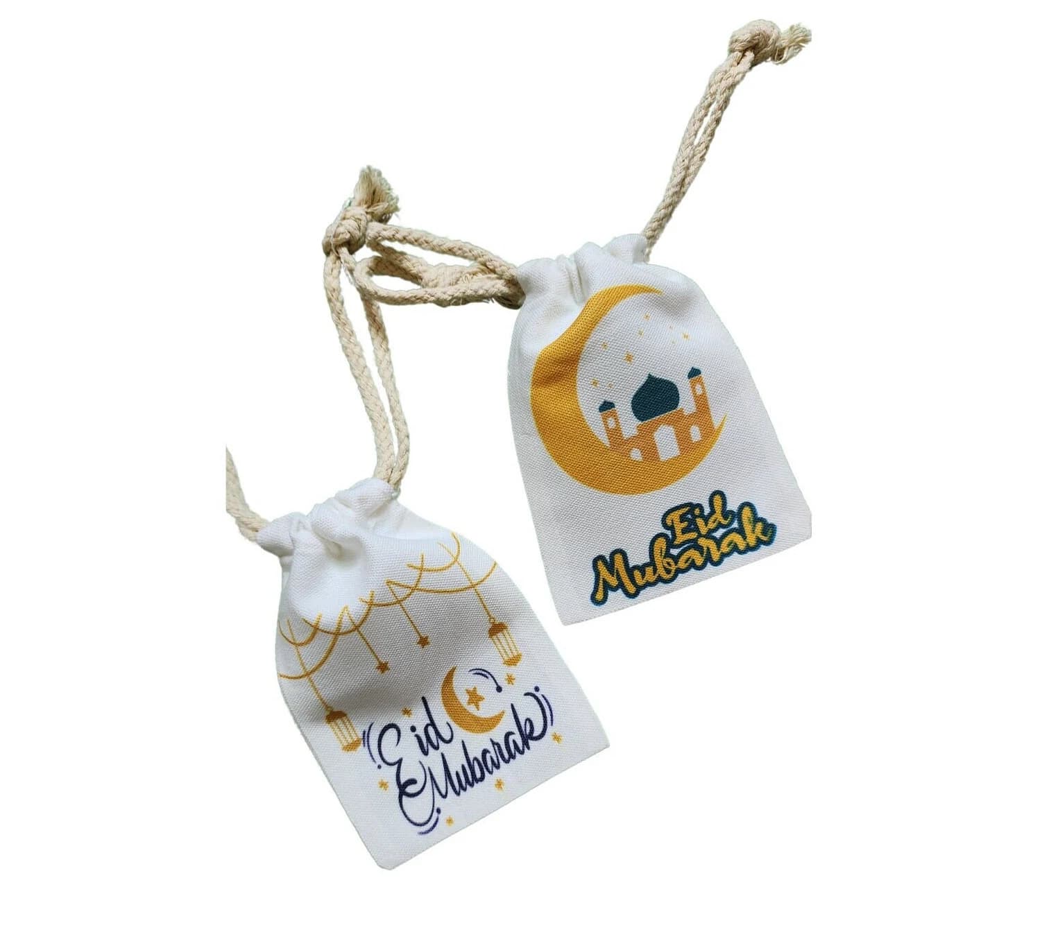 Bags for Eid ,Personalized drawstring Bag, EID, Eid goodie bags, Eid gift bags, Eid Al-Adha, Eid Al-Fitr, Drawstring bags, Eidi bag,Eid gift - image 4