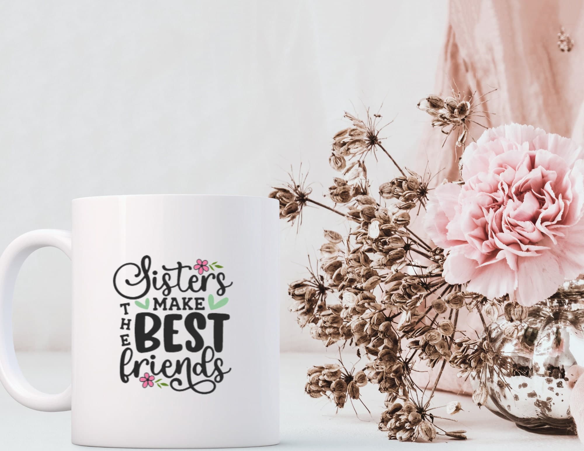 Sisters Coffee Cup, Personalized Coffee Mug, for my sister, Custom Mug, Personalized Mug, Best friends, Customized Gift Mug, sisters gift - image 4