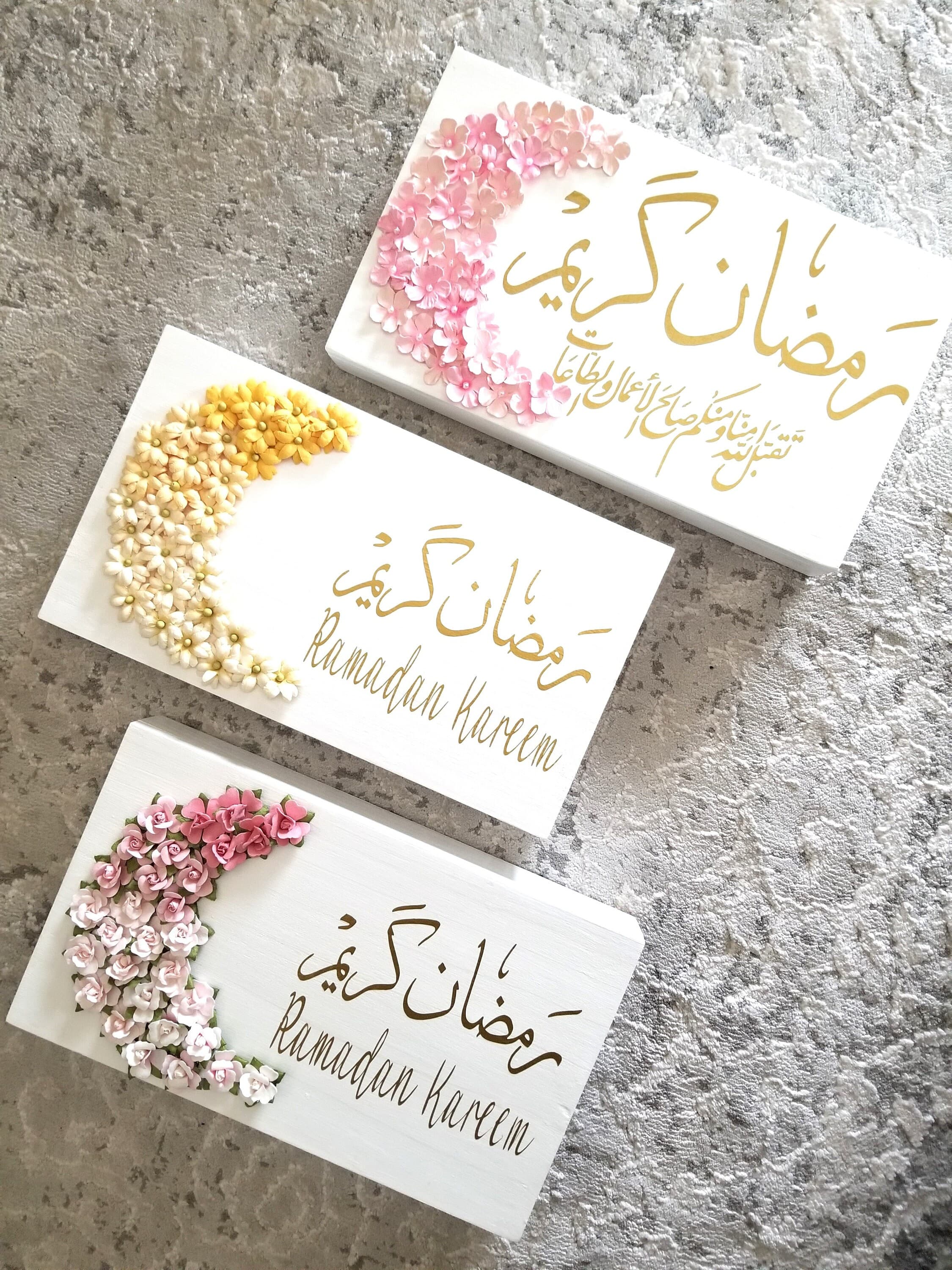 Ramadan Kareem wood stand, Custom Wood Signs, Personalized Gift, Wooden Décor for Home, Plaques with quote, Dua, Design your own sign - image 4