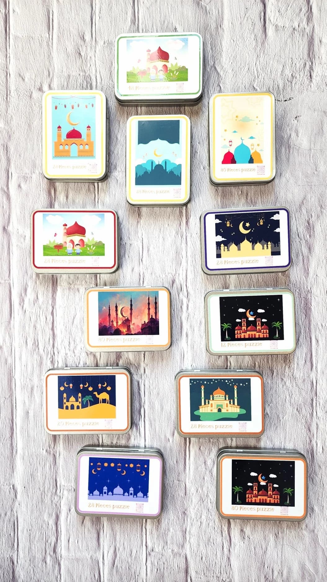 Ramadan puzzle, Eid gift, Masjid Puzzle, Ramadan gift, Custom Photo Puzzle, Eid Puzzle, Personalized Puzzle - 12, 28, 48, 80 Pieces, Islamic - image 4