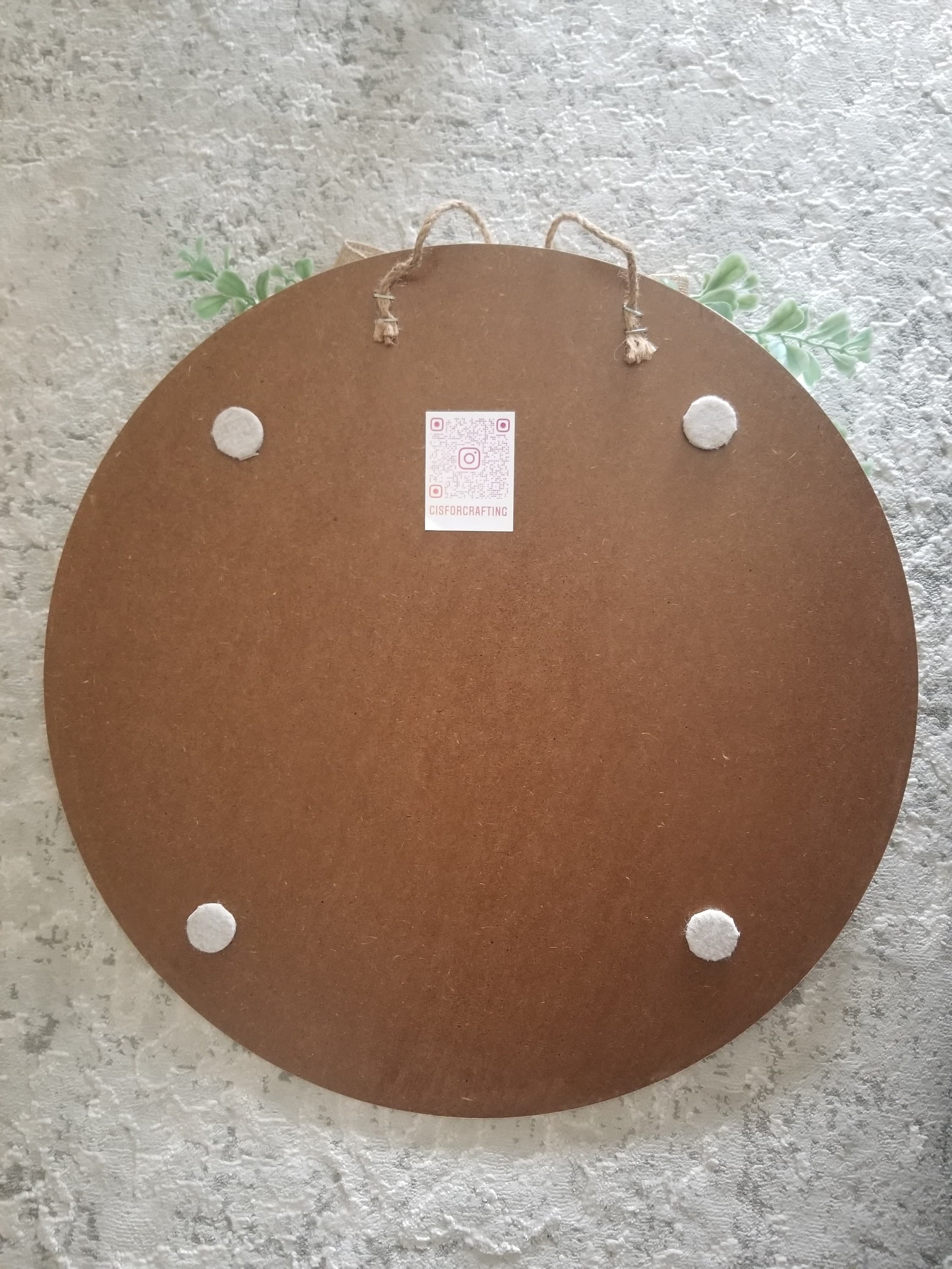 Salam Lavender Sign, WELCOME, Welcome to our home, Wood Round Welcome Sign, Front Door Décor, Hanger, Door Wreath, Home Décor, wood round - image 5