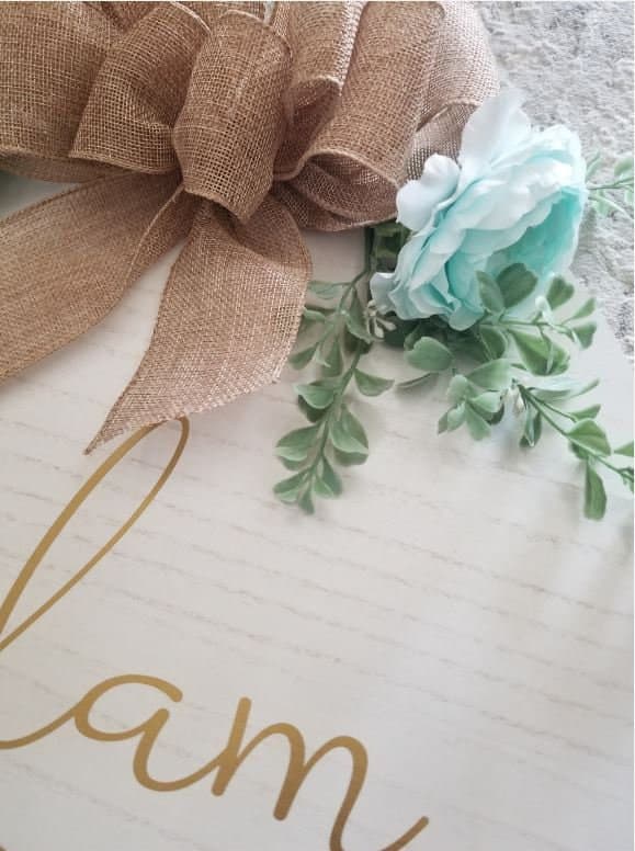 WELCOME Door Sign, Salam, Welcome to our home, Wood Round Welcome Sign, Front Door Décor, Hanger, Door Wreath,Home Décor,Salam sign, Islamic - image 3