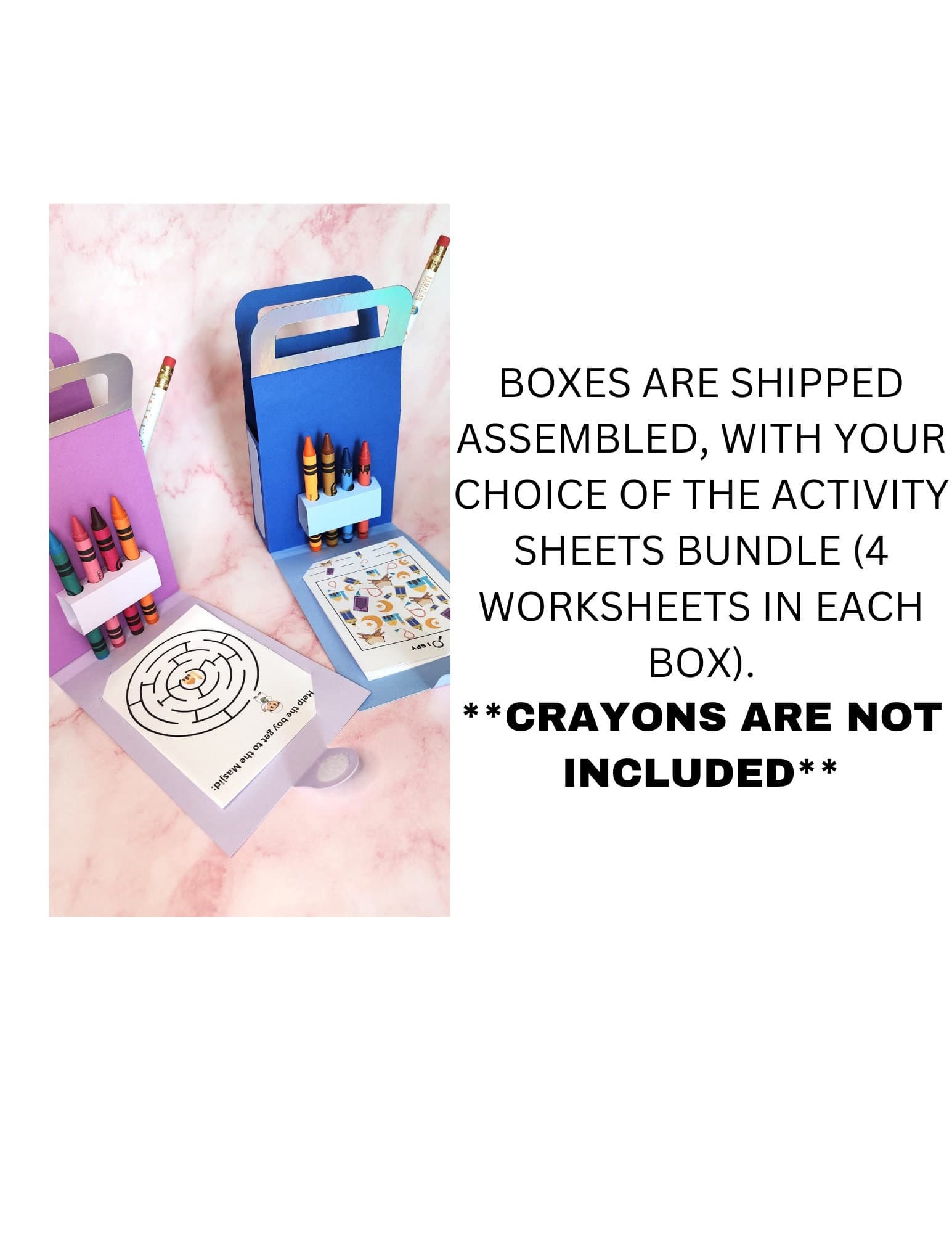 Ramadan Coloring Boxes, Ramadan Custom Activity Boxes, Gift Box, Eid Candy Box, Eid Crayon Box, Eid Personalized Coloring Boxes,Activity box - image 4