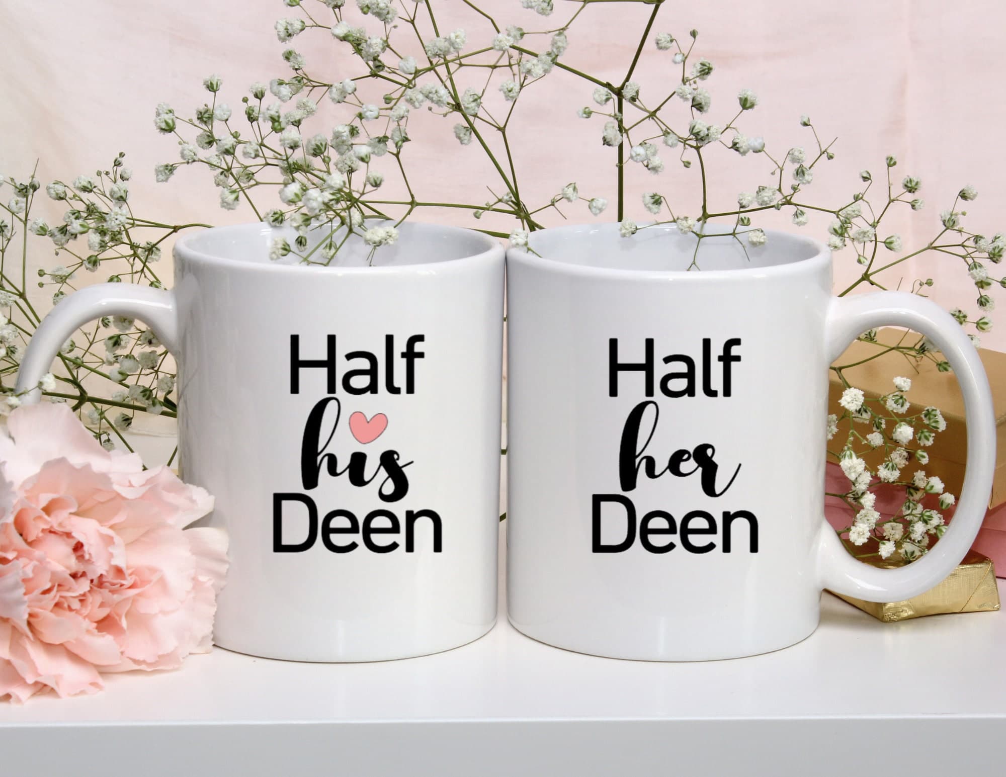 Couple's Coffee mug set, Personalized Coffee Mug, for her, Custom Mug, Wedding gift, Personalized Mug, Customized Gift Mug, Muslim couple