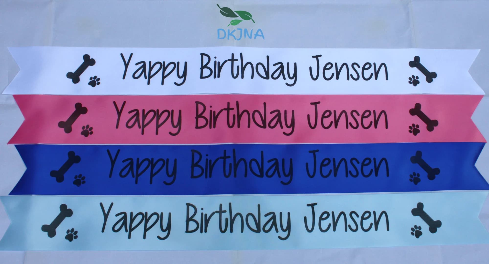 Dog Birthday Banner Personalised pets name banner Yappy Birthday Dog 1st birthday Party decoration Personalized pet party banner pet gift - image 3