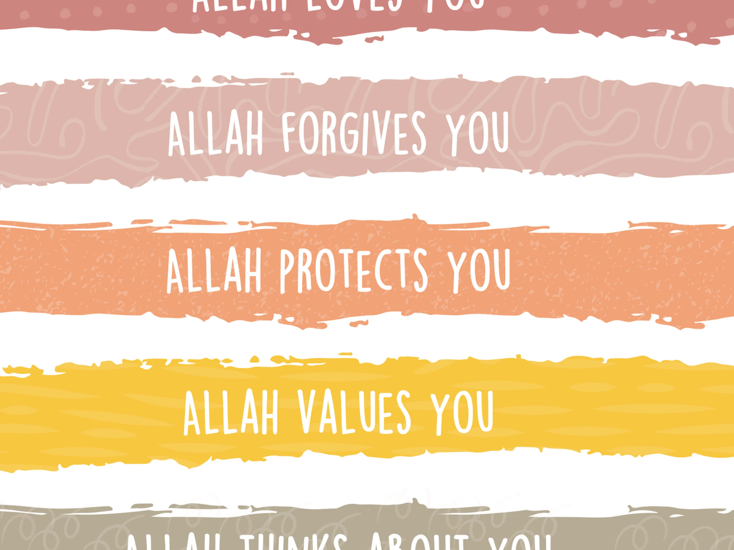 Islamic Kids Affirmation Print: Nursery Wall Art (Digital Download) - image 4