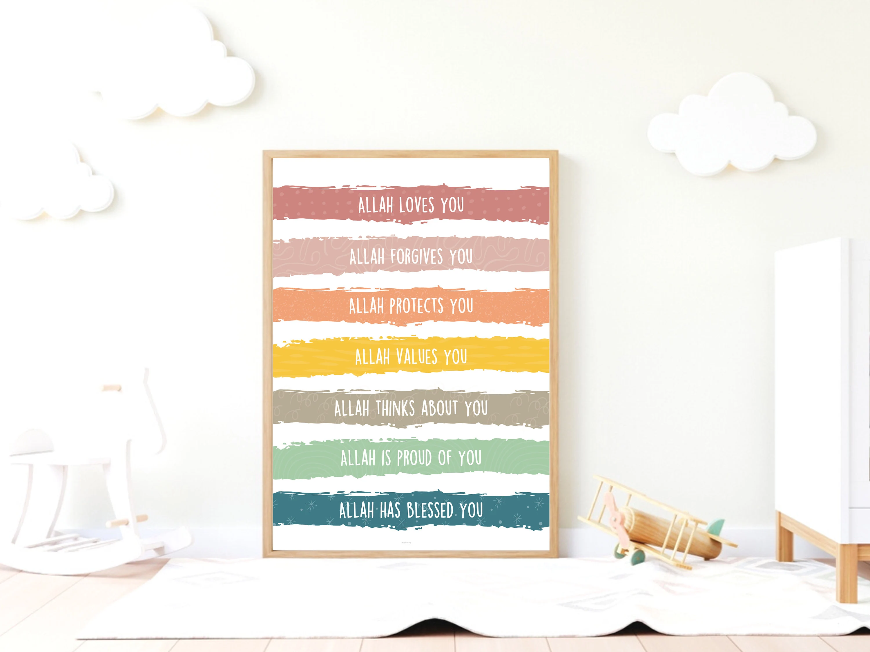 Islamic Kids Affirmation Print: Nursery Wall Art (Digital Download) - image 3