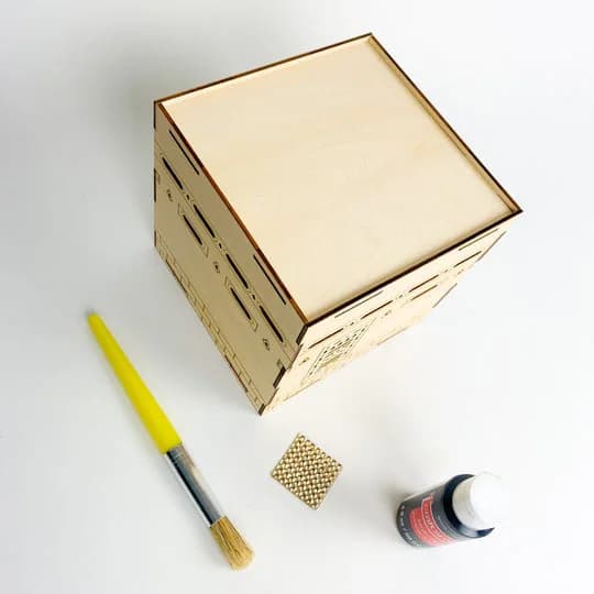 My First Kaaba | DIY Wood Ramadan Eid Activity | Kaba Wood Puzzle | Ramadan Eid Decor | Eid Ramadan Gift | Wood Mosque Puzzle | DIY Ka'ba - image 4