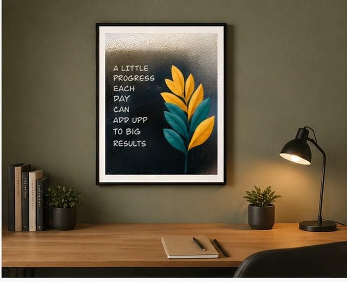 Inspirational Quote Printable Wall Art, Daily Motivation Poster, Modern Office Decor, Self Growth Quote Print, Minimalist Wall Art Download - image 4