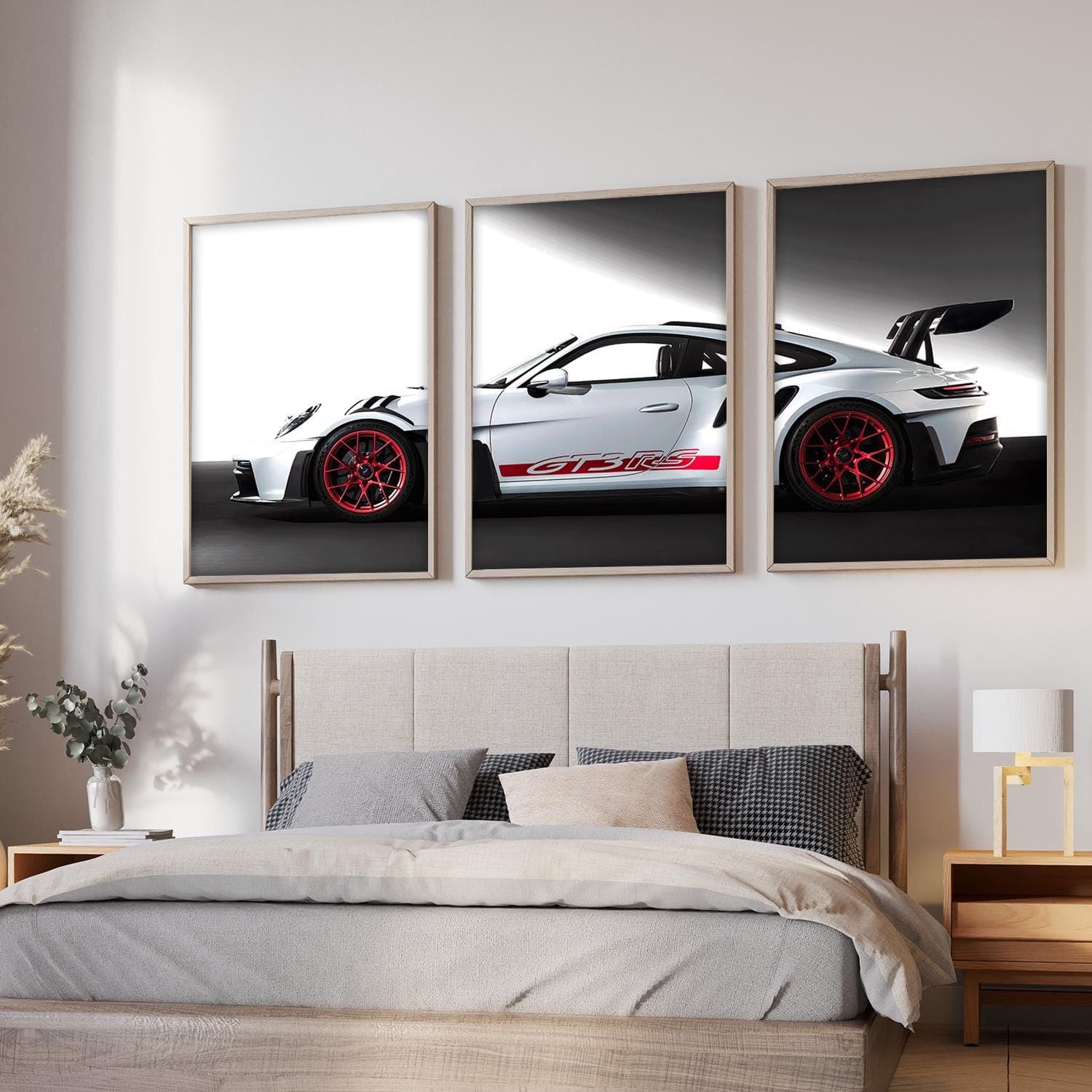 Supercar Porsche Wall Art Set of 3 | Racing Car Art Prints | Modern Car Decor for Home & Office | Car Enthusiast Gift Porsche Car Art - image 5