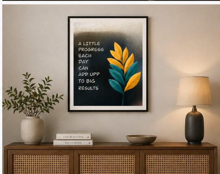 Inspirational Quote Printable Wall Art, Daily Motivation Poster, Modern Office Decor, Self Growth Quote Print, Minimalist Wall Art Download