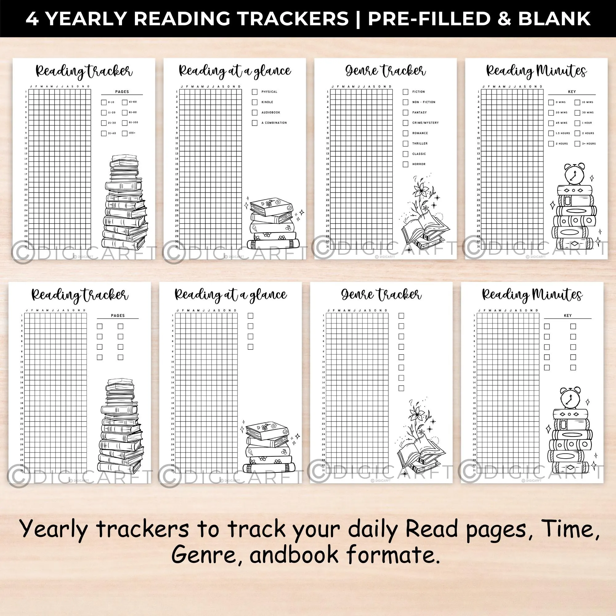 Book Reading Tracker, Reading Challenge Template, Bullet Journal Book Pages, Bookshelf Tracker Printable, 100 Books Challenge 2025, 50 Books Reading Tracker, Books to Read List, Book Bingo Game Printable, Monthly Book Tracker