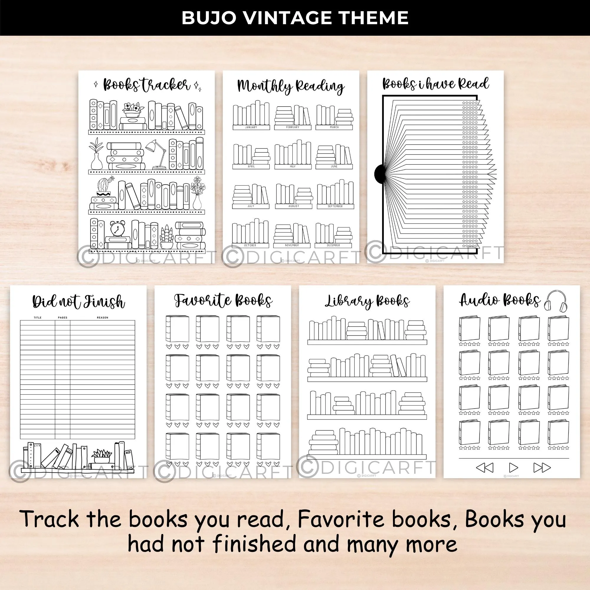 A5 Book Tracker Printable, Reading Log Template, Bullet Journal Reading Log, Bookshelf Tracker Journal, Reading Planner Pages, Book Review Journal Printable, Book of the Month Tracker, Book Log Bullet Journal,Audio Books tracker,Bookshelf tracker,