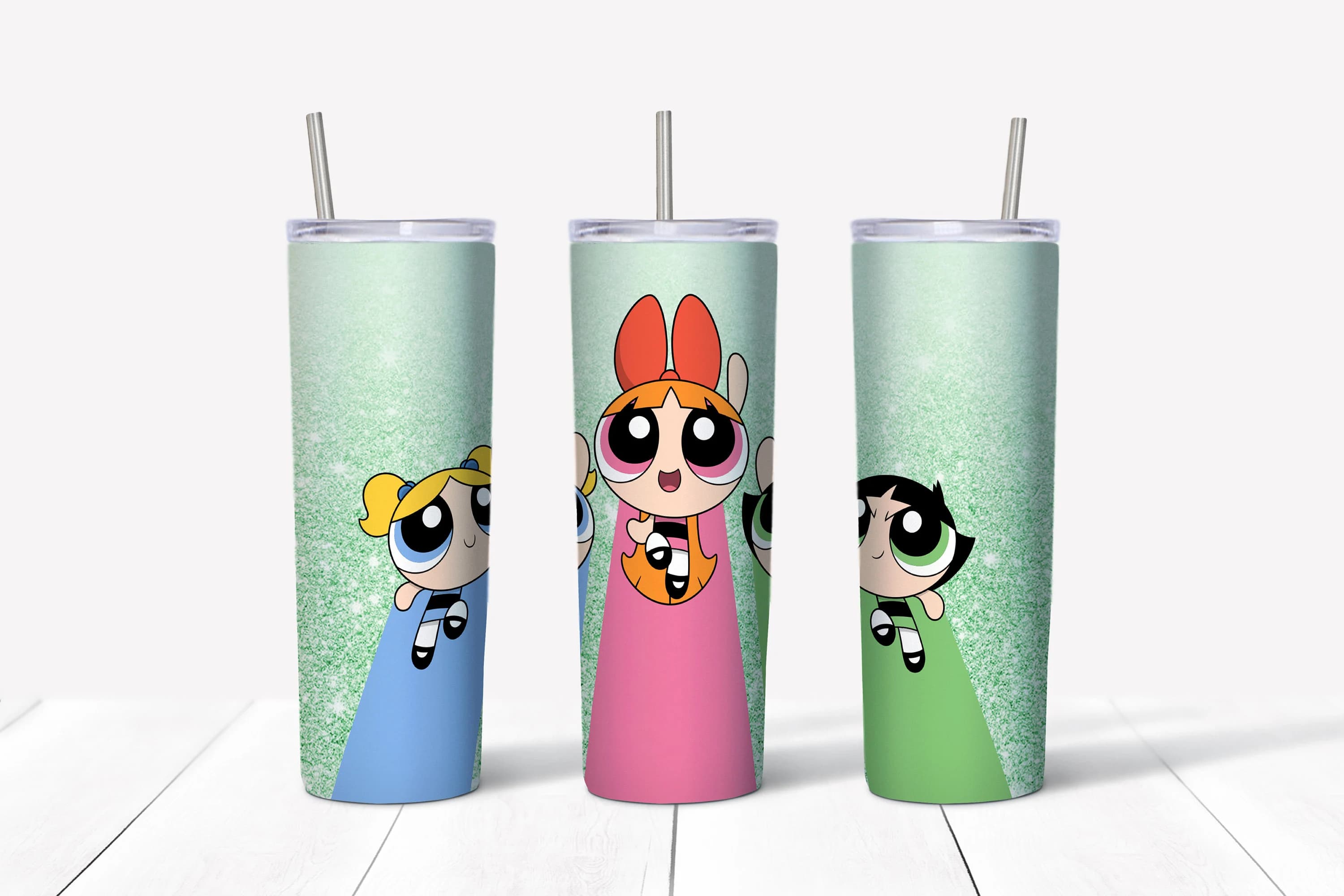Powerpuff Girls Tumbler,Powerpuff Girls 20oz Skinny Tumbler Sublimation Design,Powerpuff Girls Tapered Wrap Tumbler PNG,Powerpuff Girls