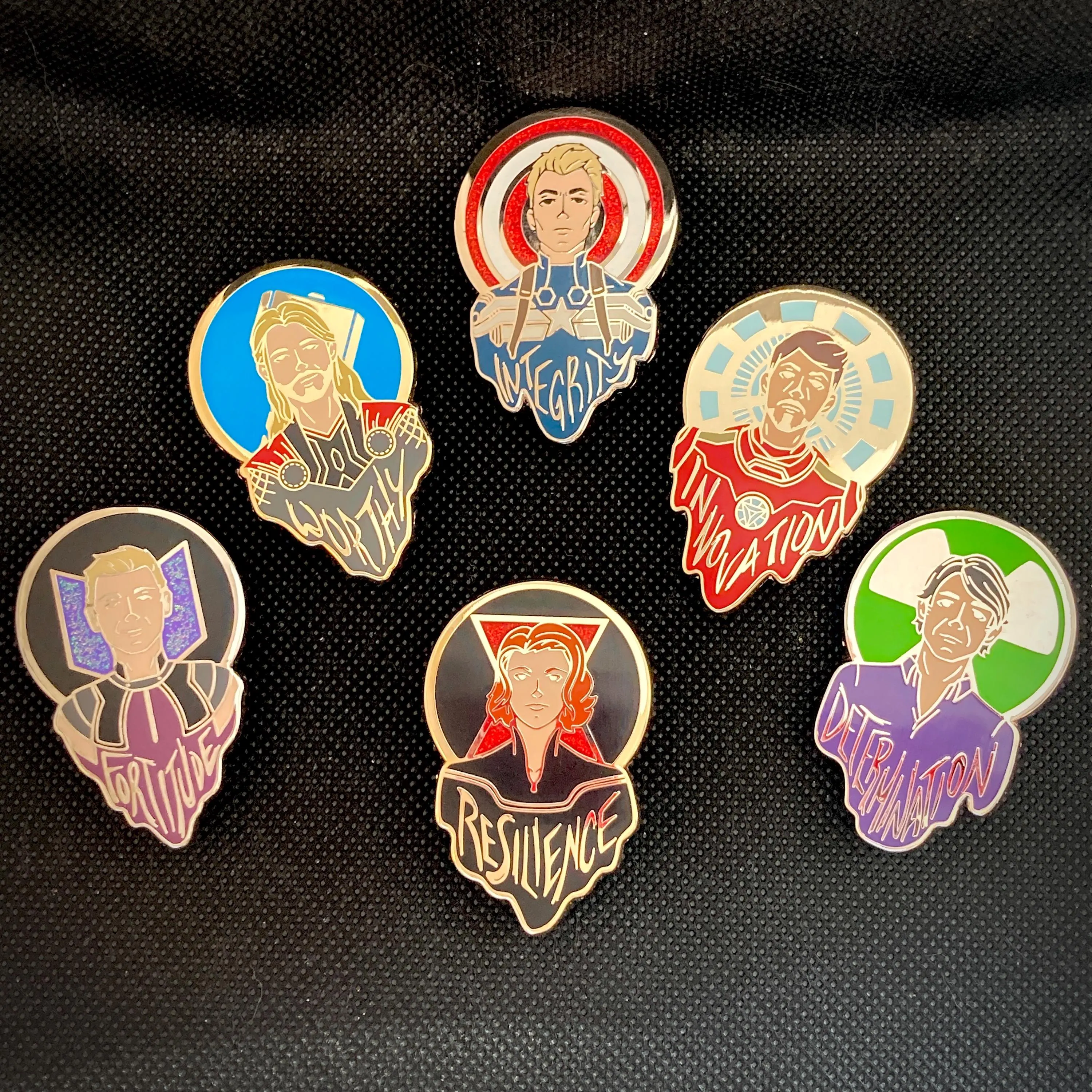 Inkwell Heroes Vol. 1 Enamel Pin: Resilience - image 4