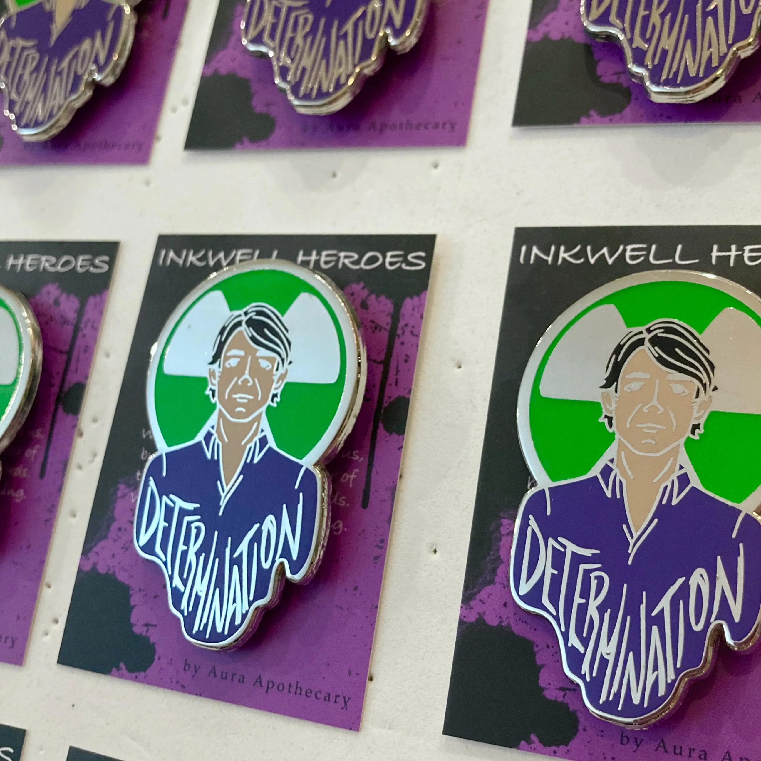 Inkwell Heroes Vol. 1 Enamel Pin: Determination - image 3