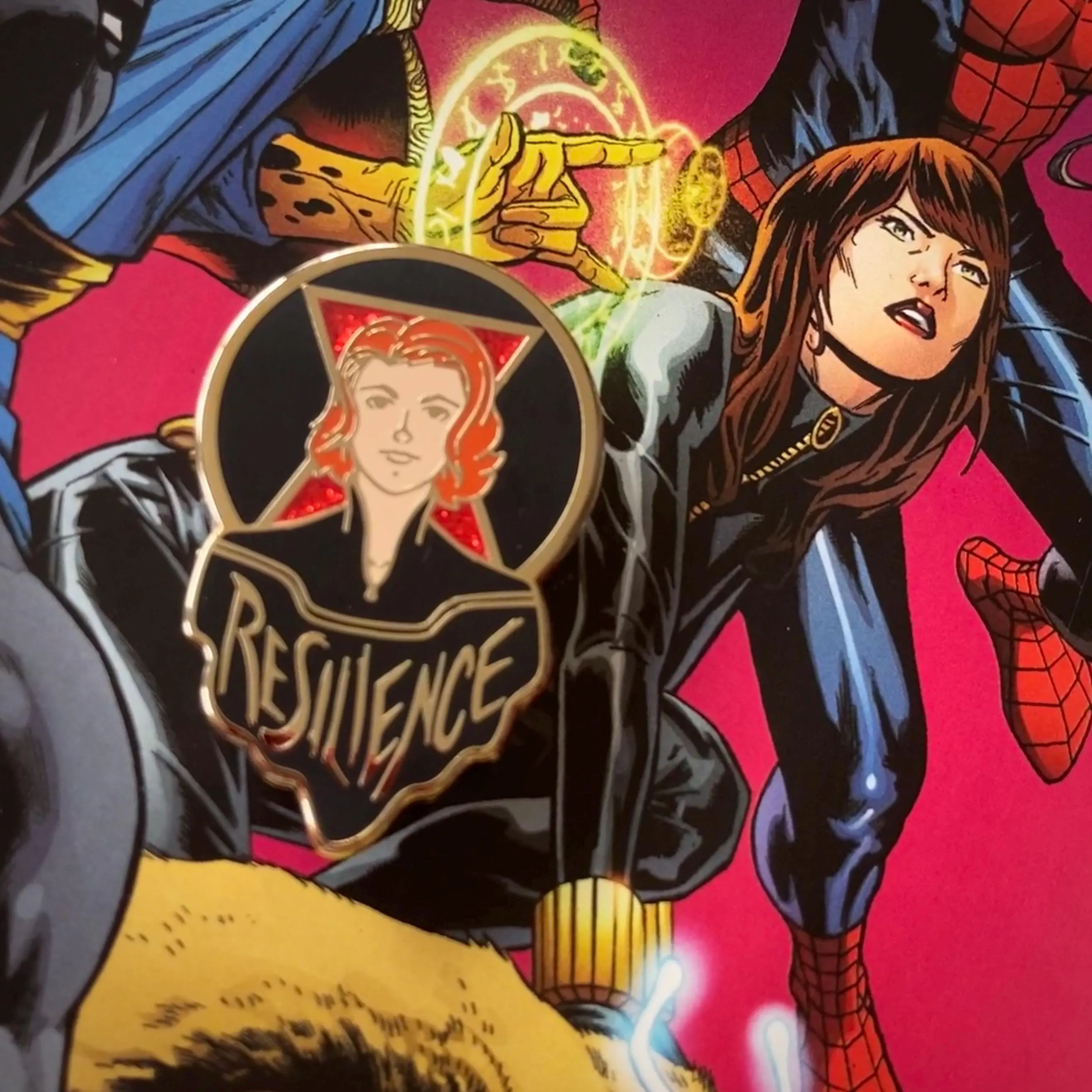Inkwell Heroes Vol. 1 Enamel Pin: Resilience