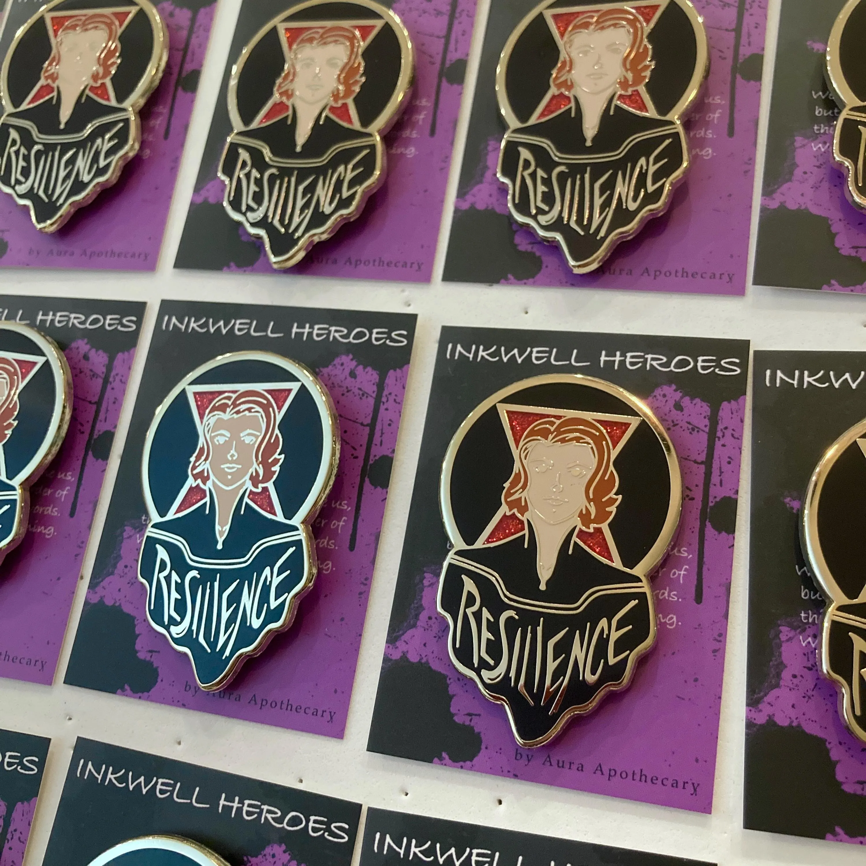 Inkwell Heroes Vol. 1 Enamel Pin: Resilience - image 3