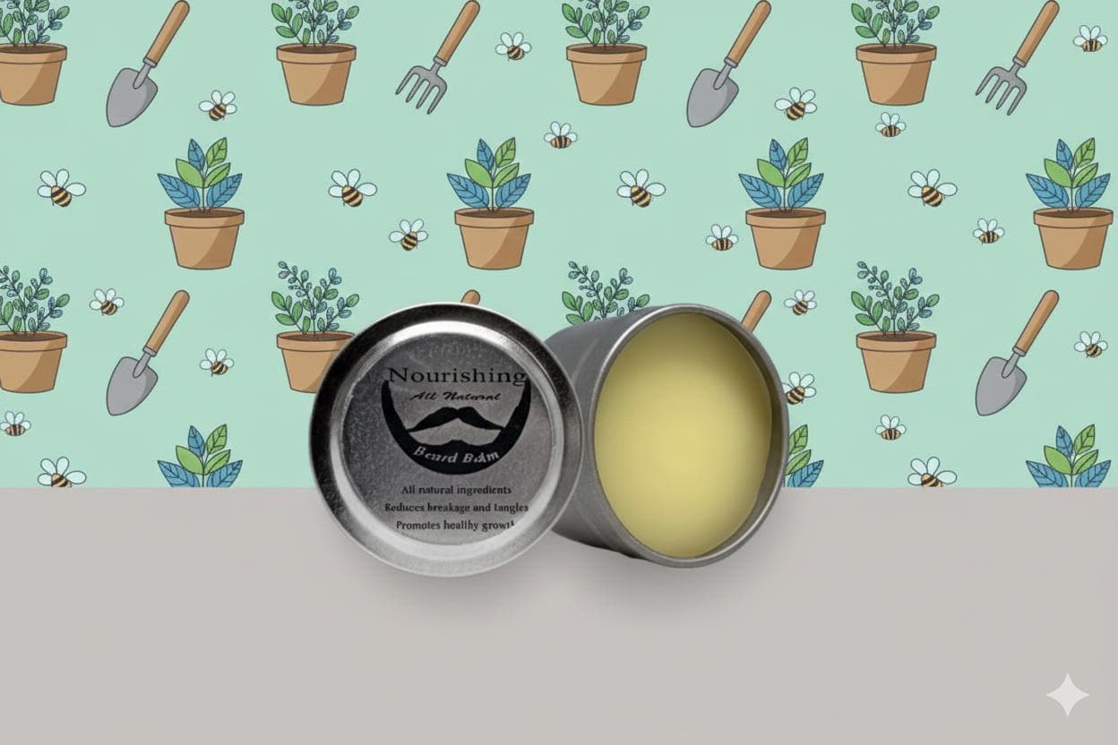 All Natural Beard Balm and Oil Set - image 2