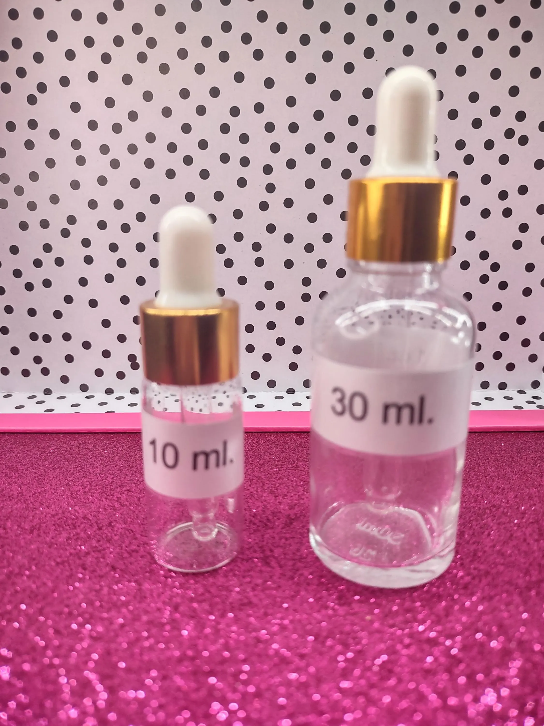DROPPER Bottles, Designer Type Perfume Oils, 10 ml., 1 oz. Dropper Bottle
