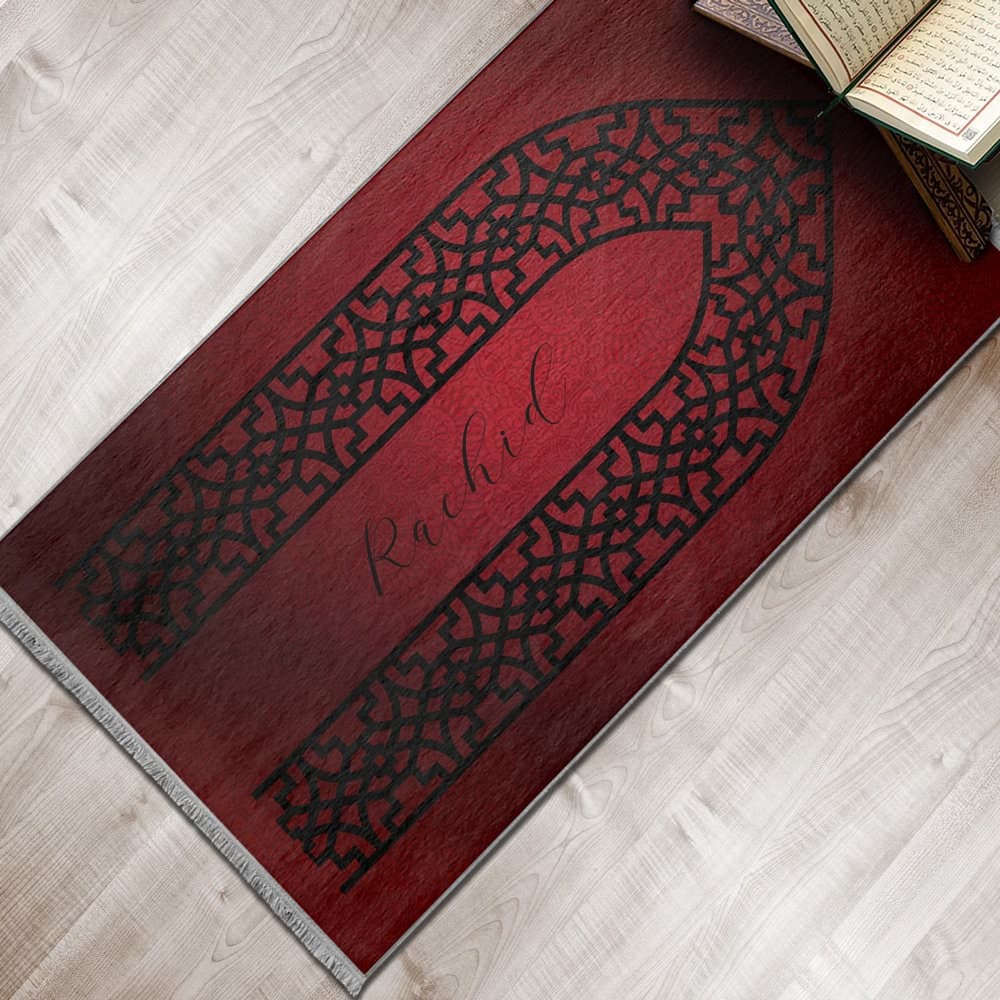 Personalized Foam Padded Prayer Mat, Muslim Prayer Rug, Janamaz, Islamic Gift, Anti-Slip Mat, Large XL Small Musallah, Designer Sejadah 405 - image 4