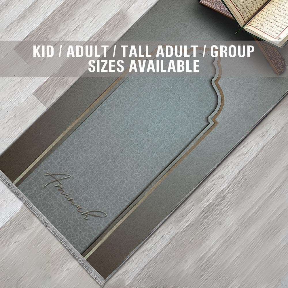 Personalized Foam Padded Prayer Mat, Muslim Prayer Rug, Janamaz, Islamic Gift, Anti-Slip Mat, Large XL Small Musallah, Designer Sejadah 403