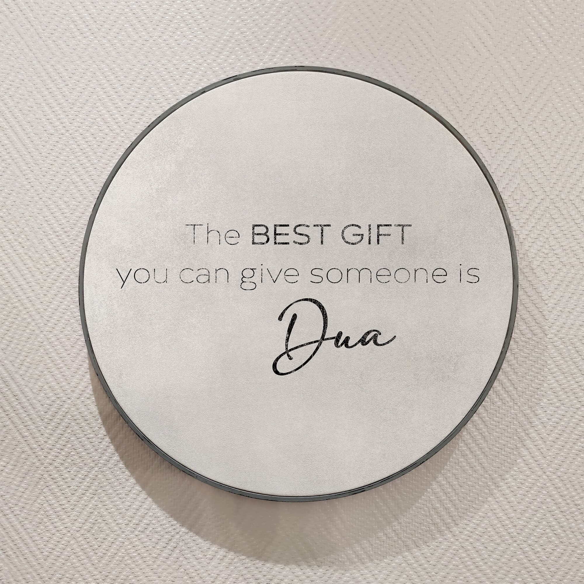 Islamic Quote Wall Art, The Best Gift Dua, Quran Islamic Quote Home Wall Decor Painted Wood, Eid, Designer Sejadah IQ0015 - image 5